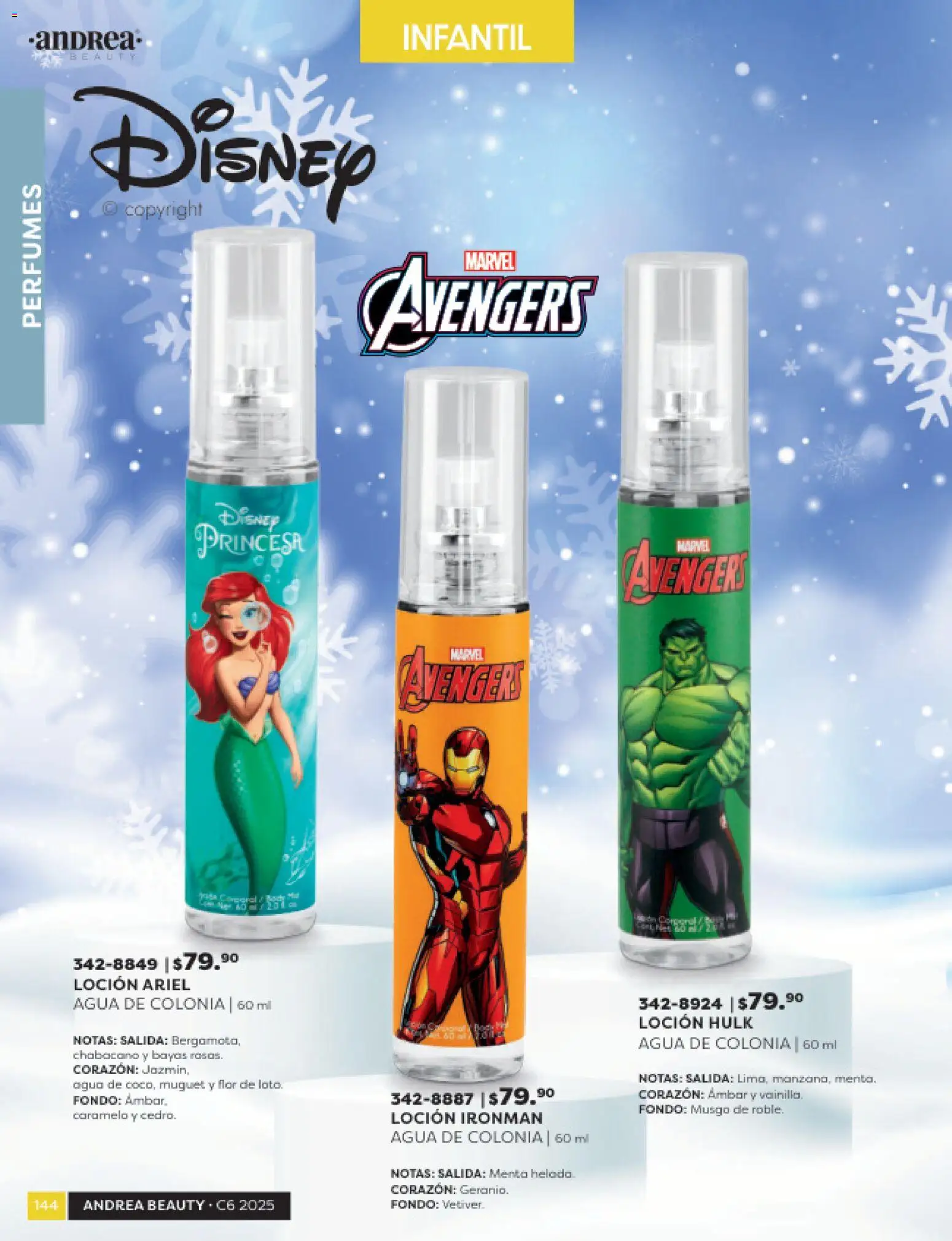 Nuevas ofertas de Andrea válidas en toda la República Mexicana desde el 31.10.2025. ¡Encuentra las mejores ofertas en Andrea catálogo Beauty! | Página: 144 | Productos: Agua, Loción