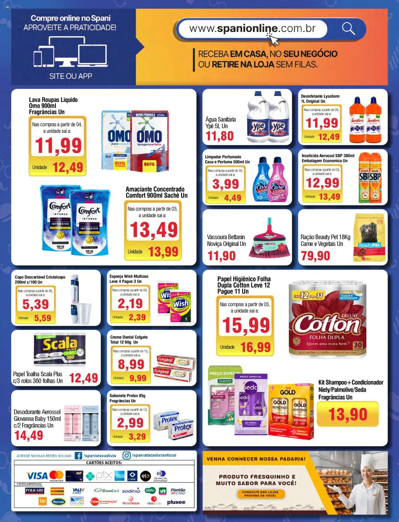 Spani Atacadista Folheto - válido de 19.08.2025 | Página: 4 | Produtos: Perfume, Roupas, Água sanitária, Vassoura