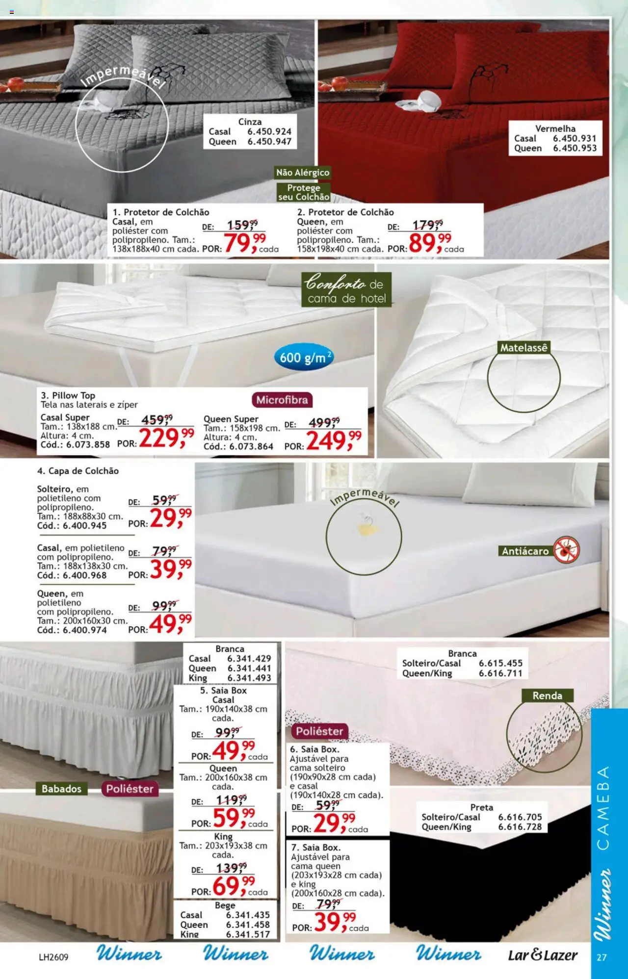 Quatro Estações Folheto - válido de 01.04.2025 | Página: 28 | Produtos: Protetor de colchão, Colchão, Tela, Capa de colchão