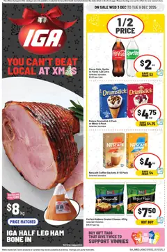 Preview of IGA Catalogue SA - valid from 03.12.2025