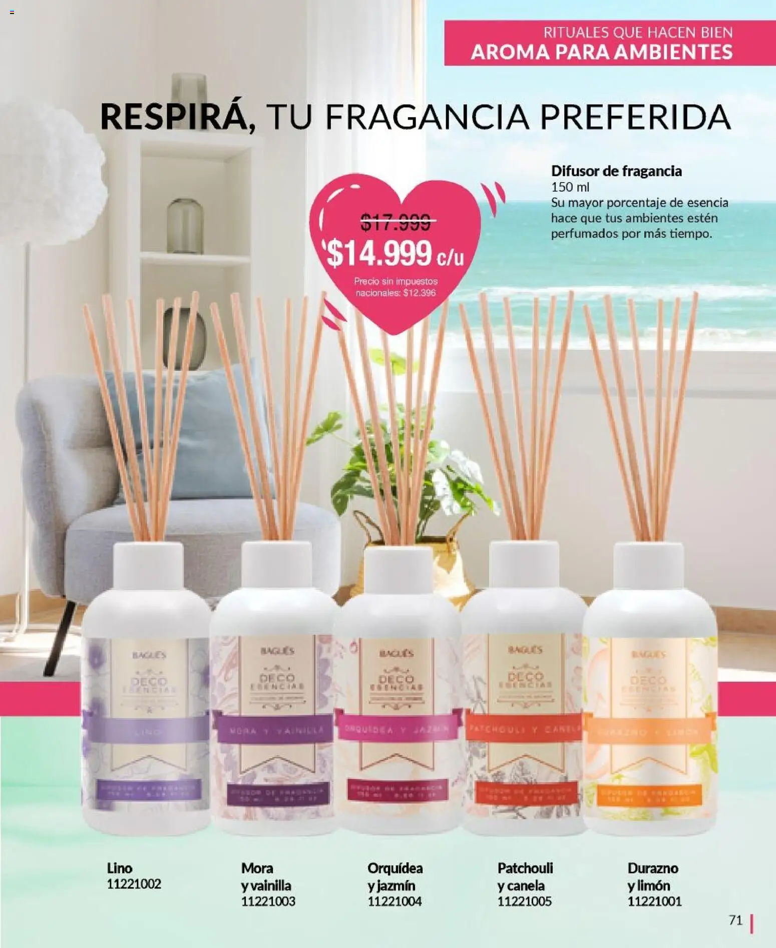 Bagués - Catálogo │ válido desde el 12.01.2026 | Página: 71 | Productos: Durazno, Fragancia, Limón, Esencias