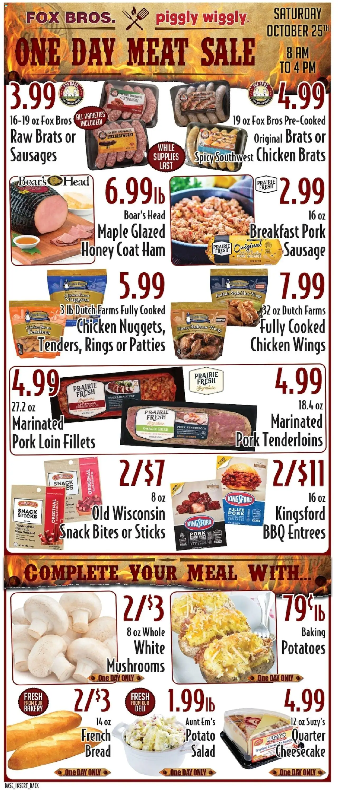 Piggly Wiggly Weekly Ad - valid from 22.10.2025 | Page: 2 | Products: Bakery, Coat, Potatoes, Sauce