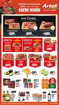 Vista previa de Arteli folleto Carnes & Cortes, nuevo folleto de la tienda, válido en México a partir del 19.12.2025