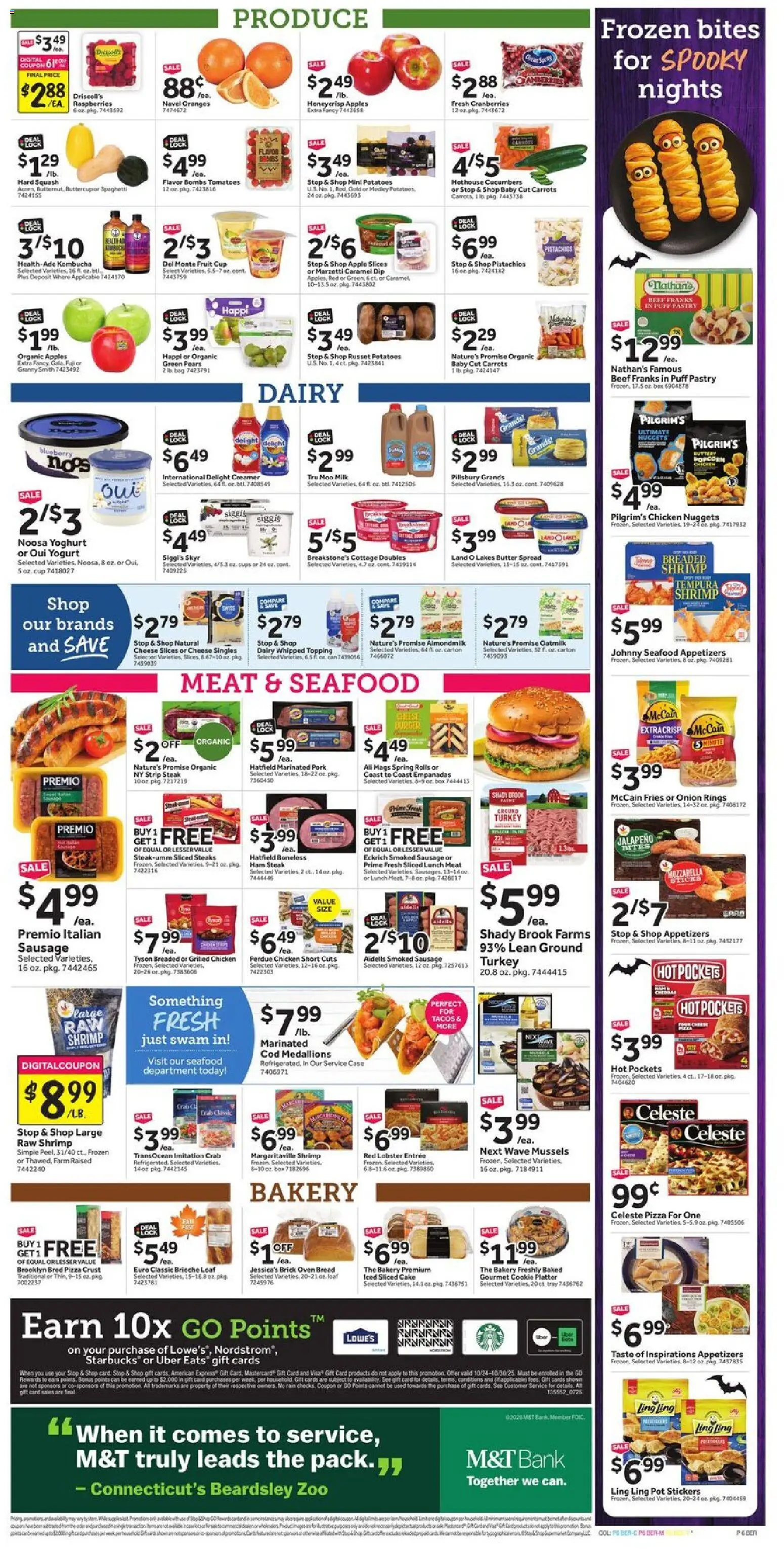 Stop & Shop Weekly Ad - valid from 24.10.2025 | Page: 12 | Products: Kale, Oranges, Cucumbers, Onion