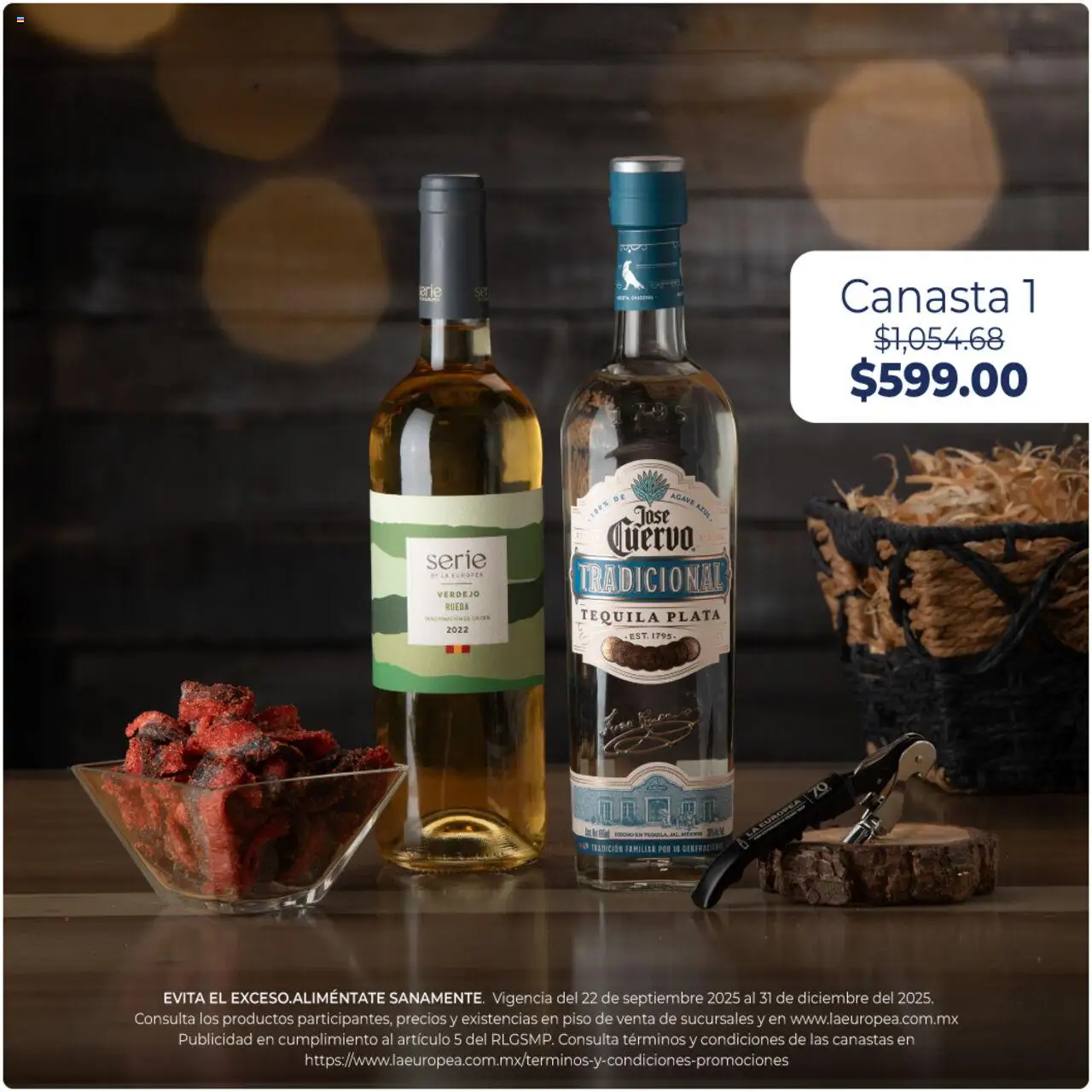 Nuevas ofertas de La Europea válidas en toda la República Mexicana desde el 22.09.2025. ¡Encuentra las mejores ofertas en La Europea - Catálogo Canastas y Regalos! | Página: 2 | Productos: Tequila, Canasta