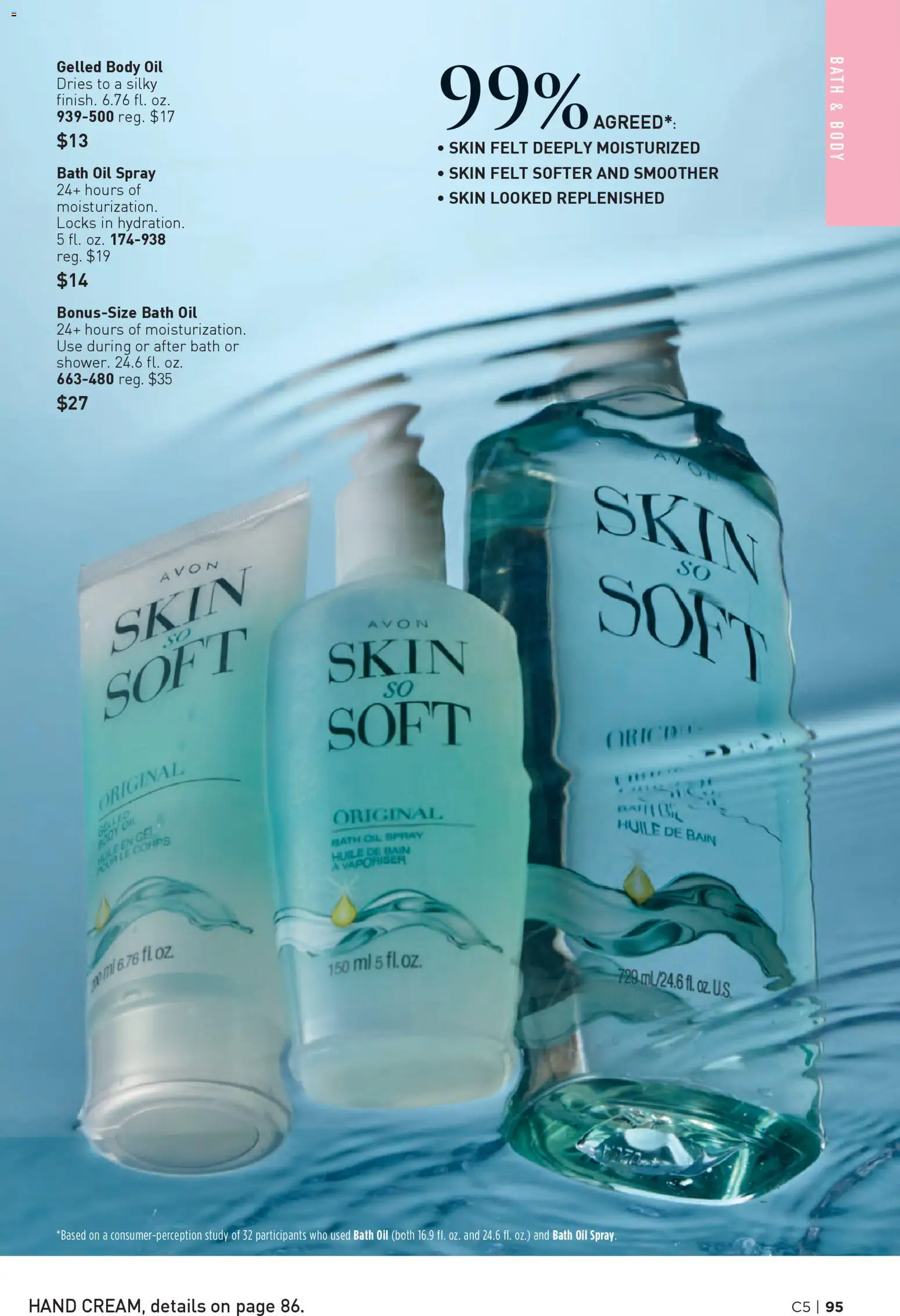 Avon Brochure - valid from 25.02.2026 | Page: 95 | Products: Bath, Oil