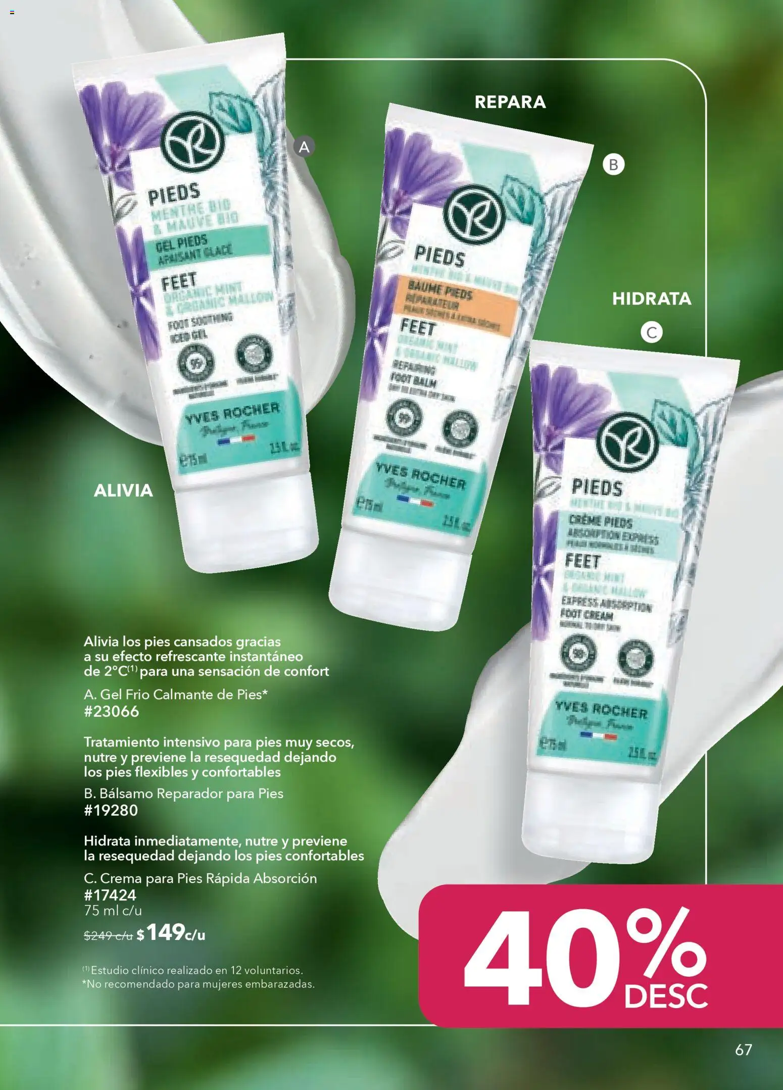 Nuevas ofertas de Yves Rocher válidas en toda la República Mexicana desde el 03.03.2026. ¡Encuentra las mejores ofertas en Yves Rocher campaña 4 2026! | Página: 69 | Productos: Crema, Bálsamo