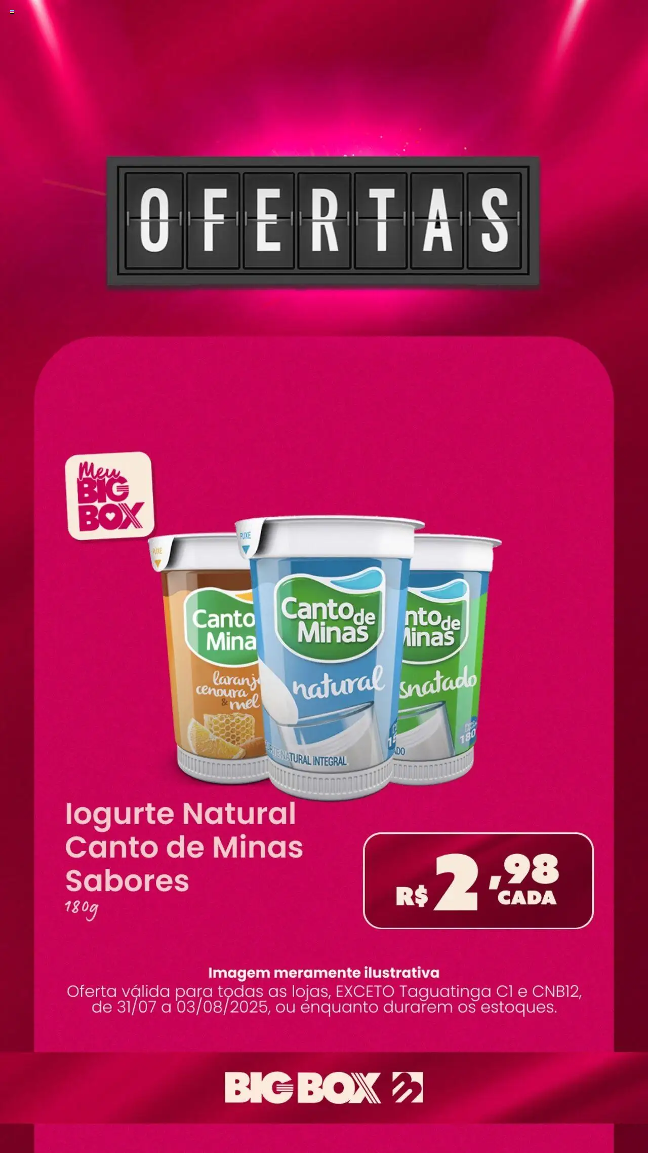Big Box Folheto - válido de 31.07.2025 | Página: 1 | Produtos: Mel, Cenoura