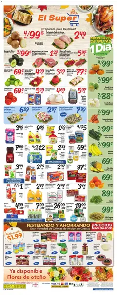 Preview of El Super weekly ads valid from 19.11.2025