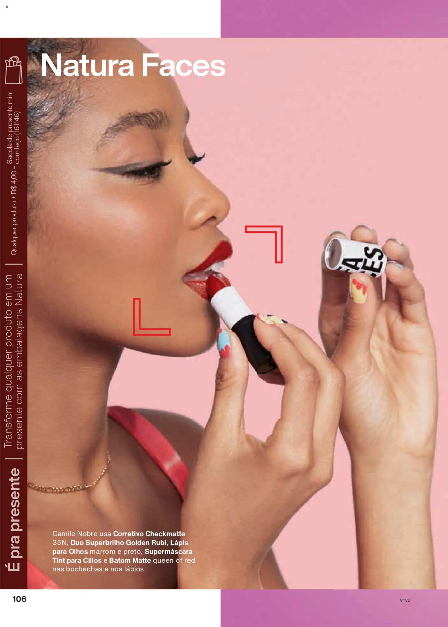 Natura Folheto - válido de 26.11.2025 | Página: 106 | Produtos: Corretivo, Batom, Lápis