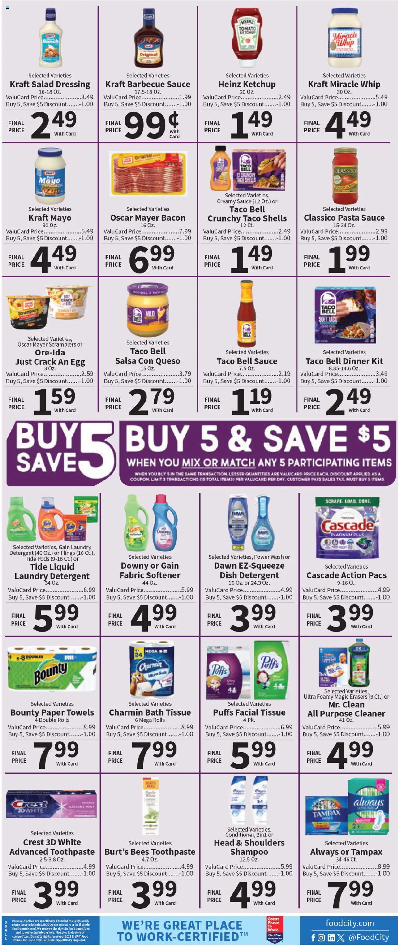 Food City Grand Opening - valid from 17.09.2025 | Page: 10 | Products: Shampoo, Fabric softener, Pasta, Salad