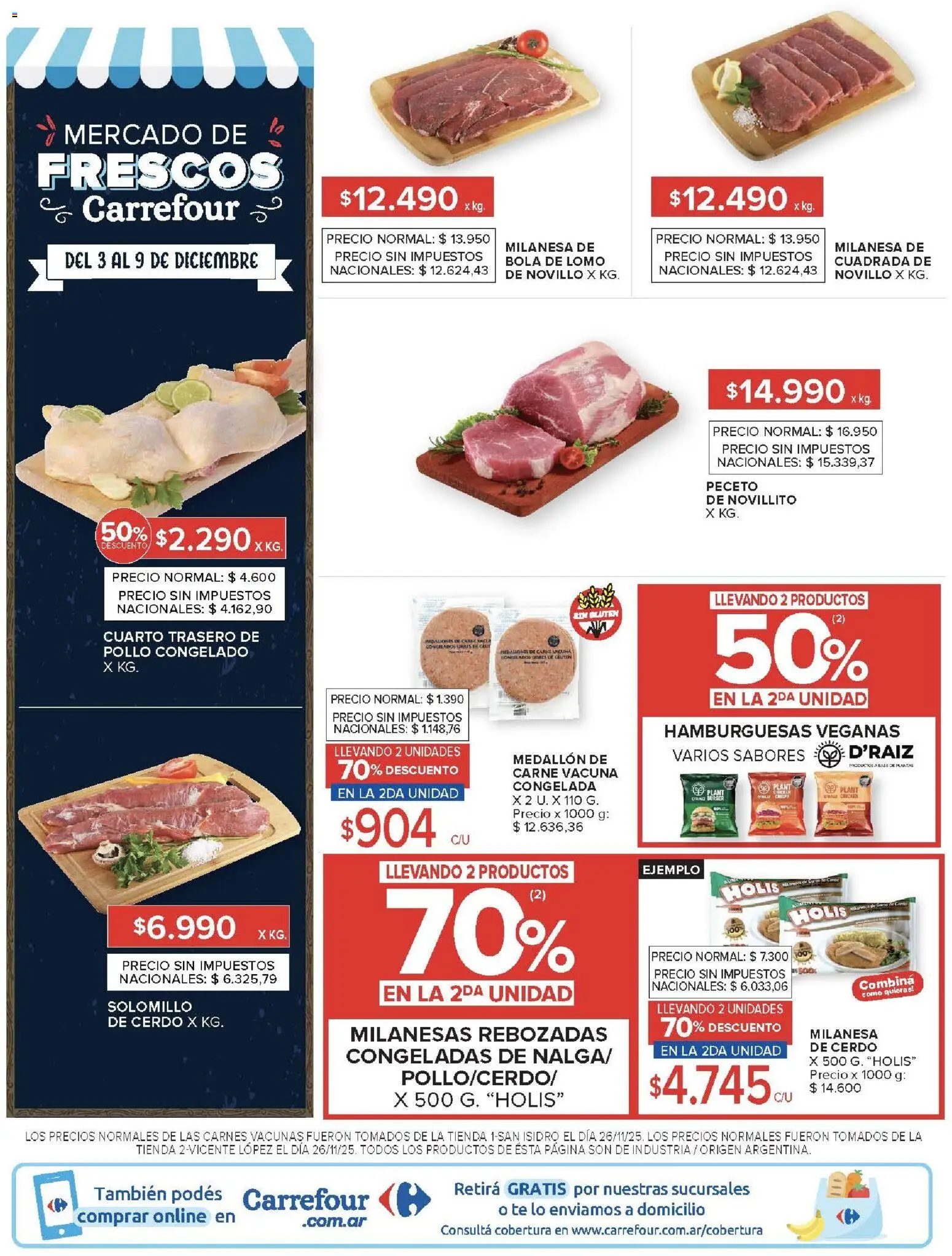 Carrefour - Carrefour Hiper 03 Diciembre - 9f59952f-7627-4a15-93a5-226a35a10741 │ válido desde el 03.12.2025 | Página: 17 | Productos: Pollo, Milanesa, Cerdo, Té
