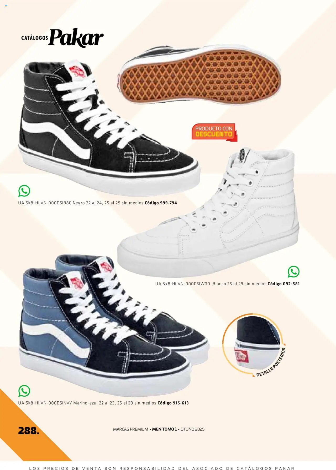 Nuevas ofertas de SC Pakar válidas en toda la República Mexicana desde el 29.08.2025. ¡Encuentra las mejores ofertas en SC Pakar - Catálogo Otoño Men Tomo 1! | Página: 288