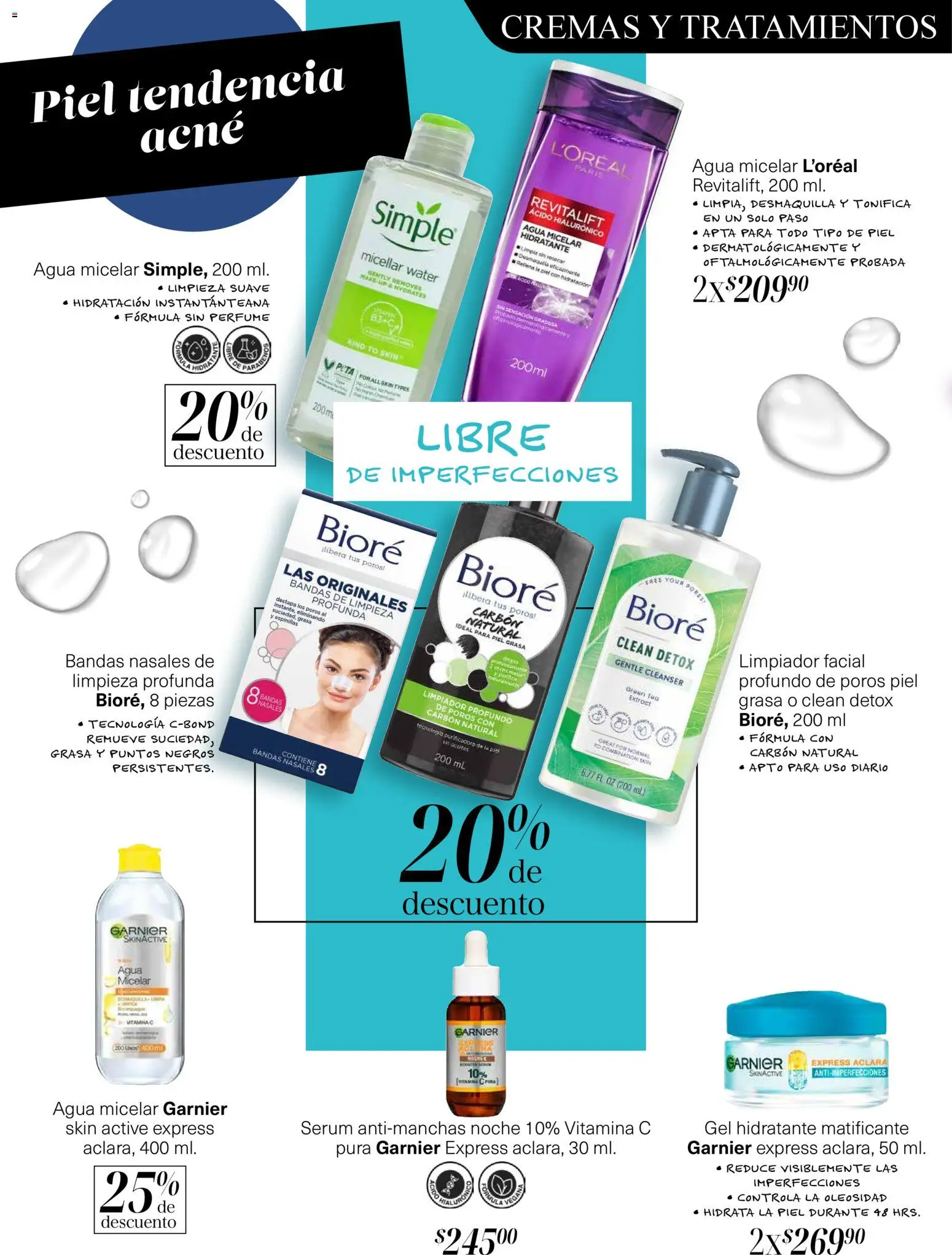 Nuevas ofertas de Soriana válidas en toda la República Mexicana desde el 30.10.2025. ¡Encuentra las mejores ofertas en Soriana - Descubre tu belleza Glowing Híper Nacional! | Página: 11 | Productos: Agua, Limpiador facial, Perfume, Agua micelar