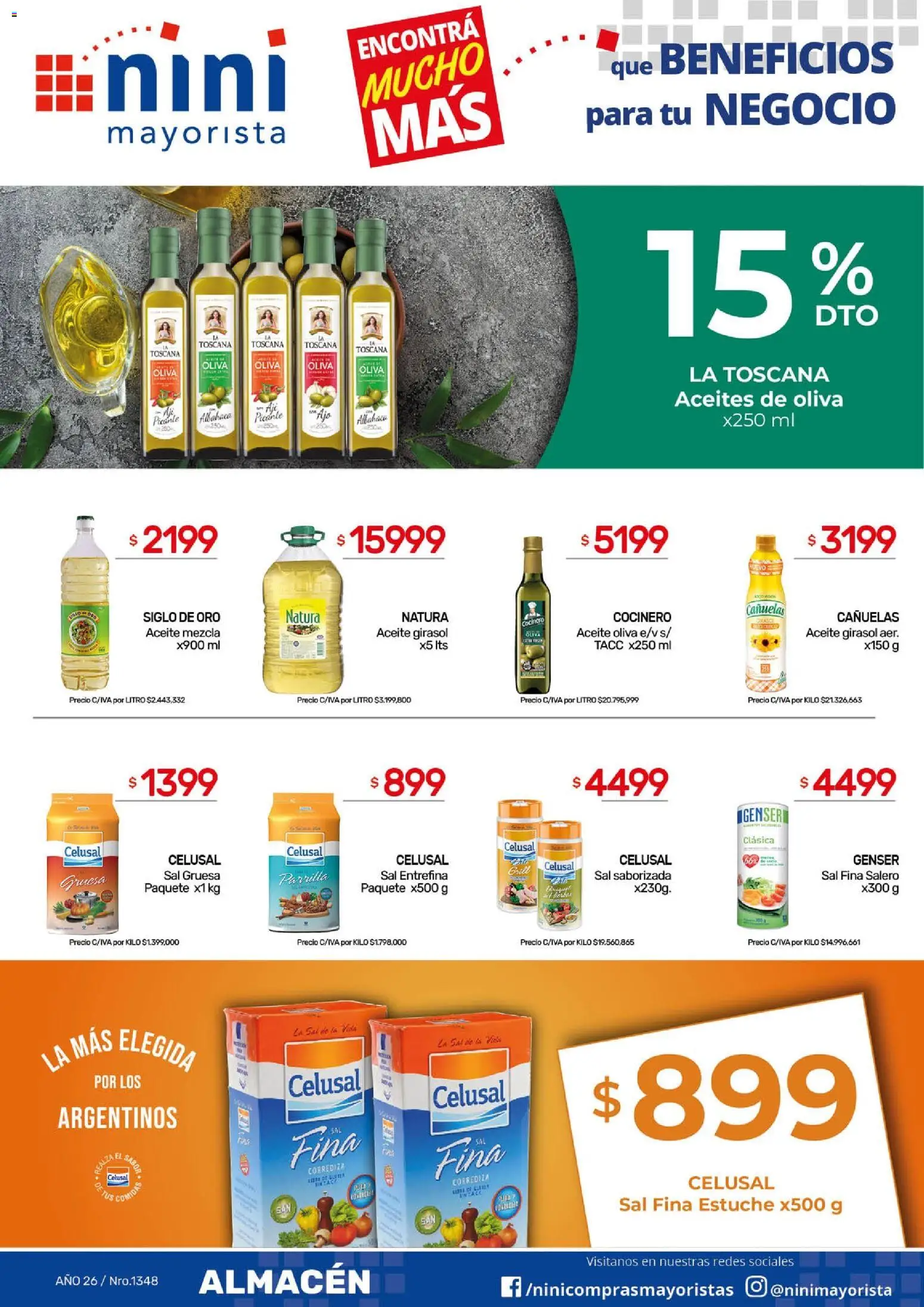 NINI Mayorista - Ofertas │ válido desde el 23.02.2026 | Página: 17 | Productos: Aceite, Sal, Oliva, Estuche