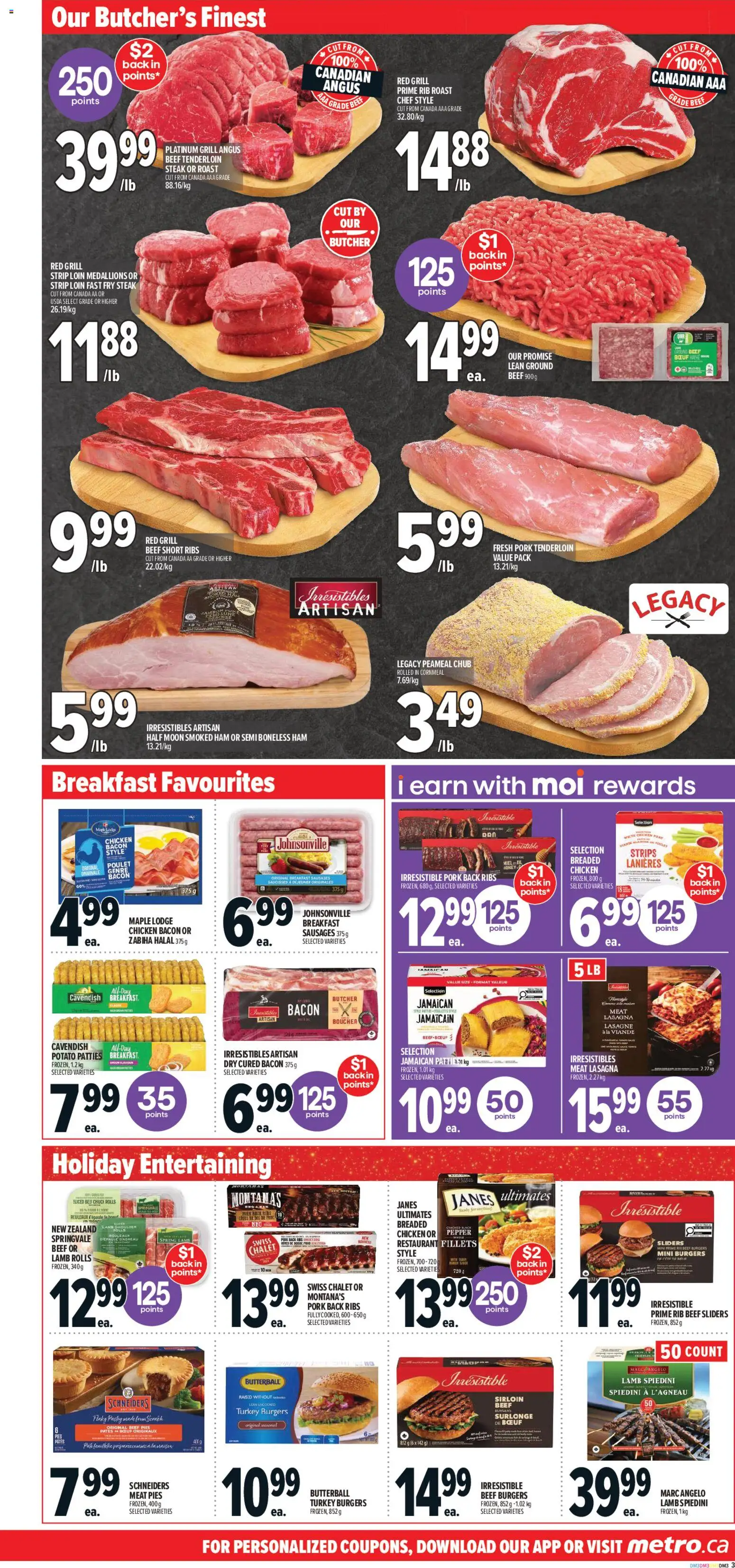 Metro flyer valid from 25.12.2025 | Page: 6 | Products: Beef, Turkey, Ham, Chicken