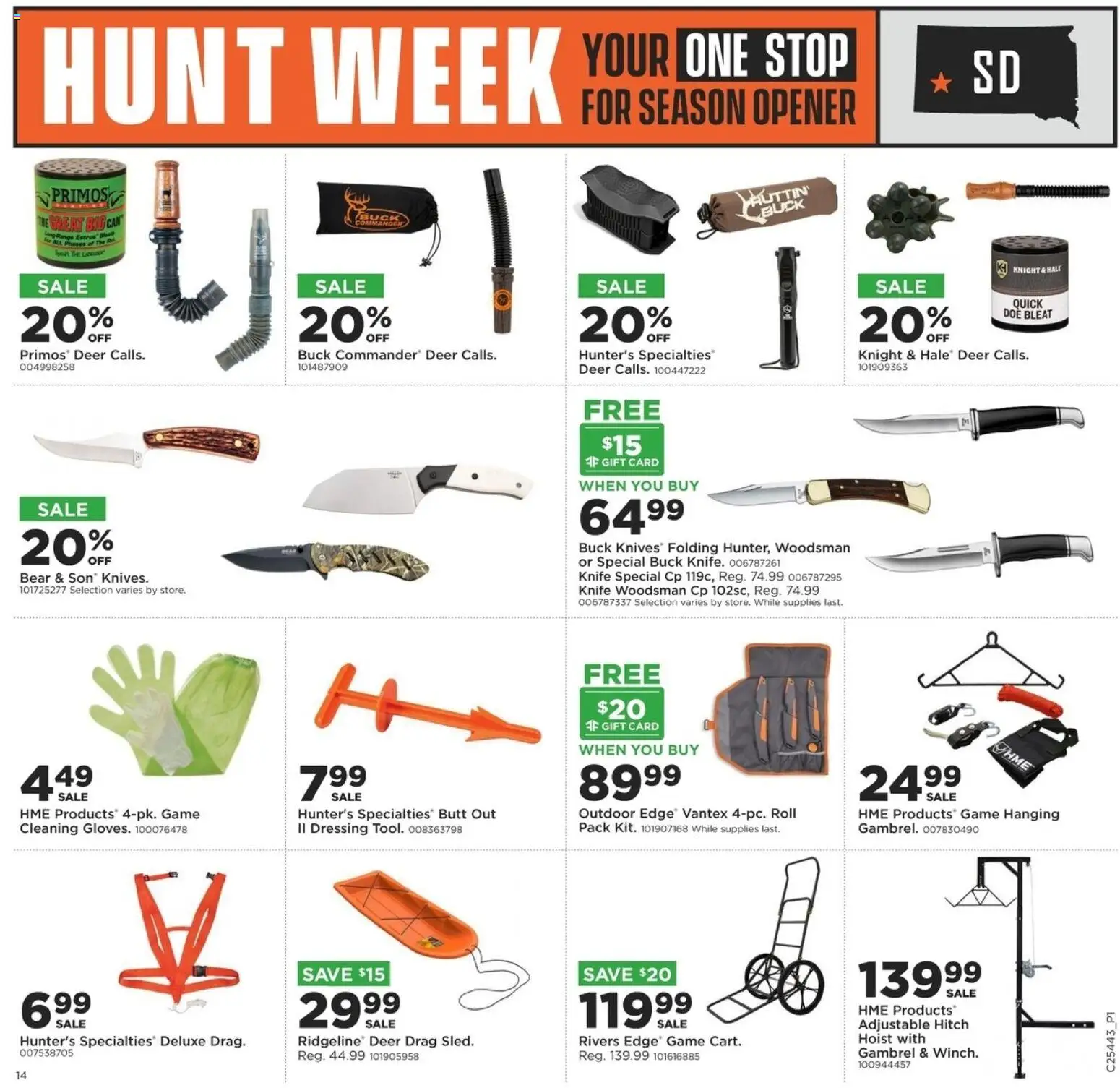 Mills Fleet Farm Hunt Week Rapid City - valid from 30.10.2025 | Page: 14 | Products: Opener, Game
