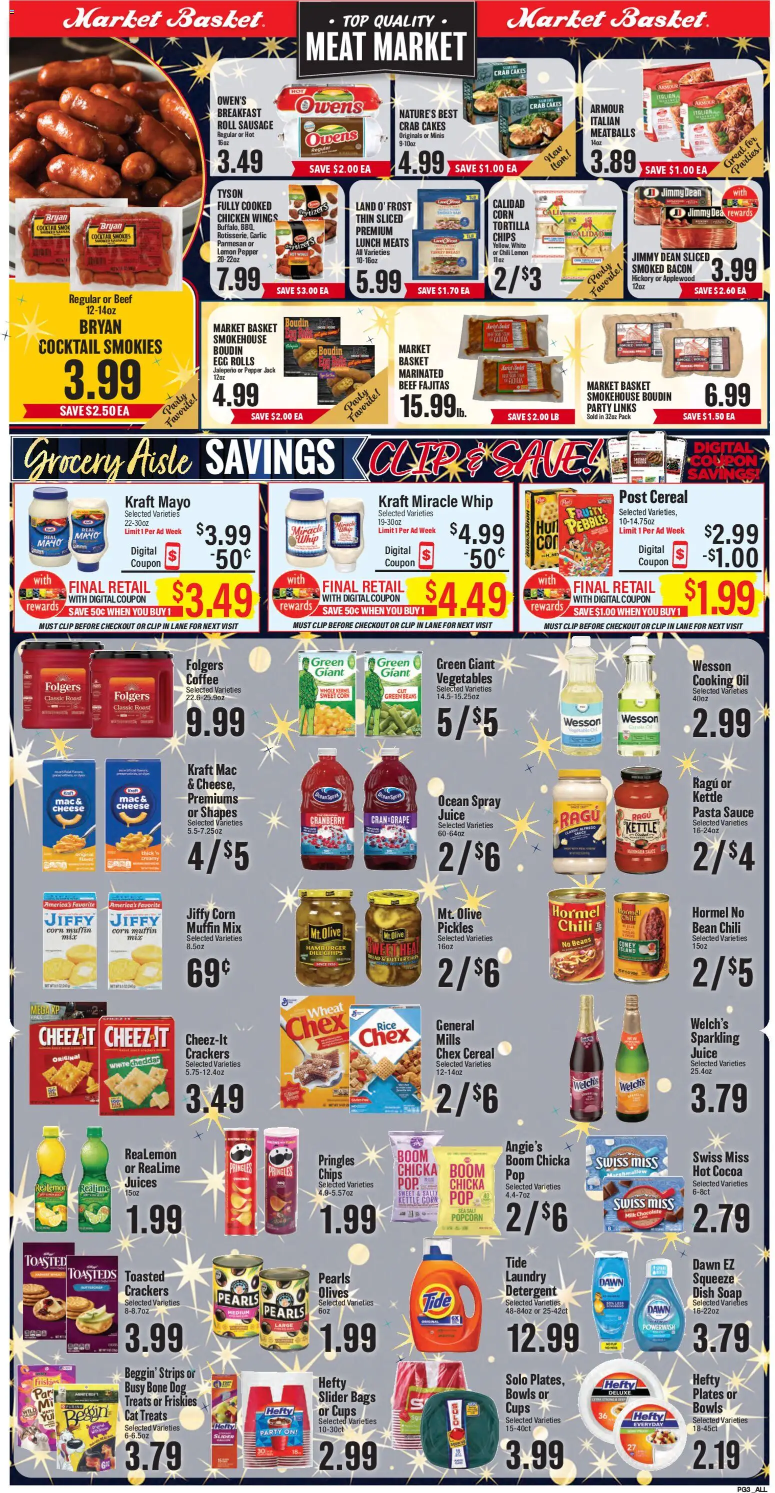 Market Basket Lake Charles - valid from 26.12.2025 | Page: 3 | Products: Ham, Beef, Salt, Dill