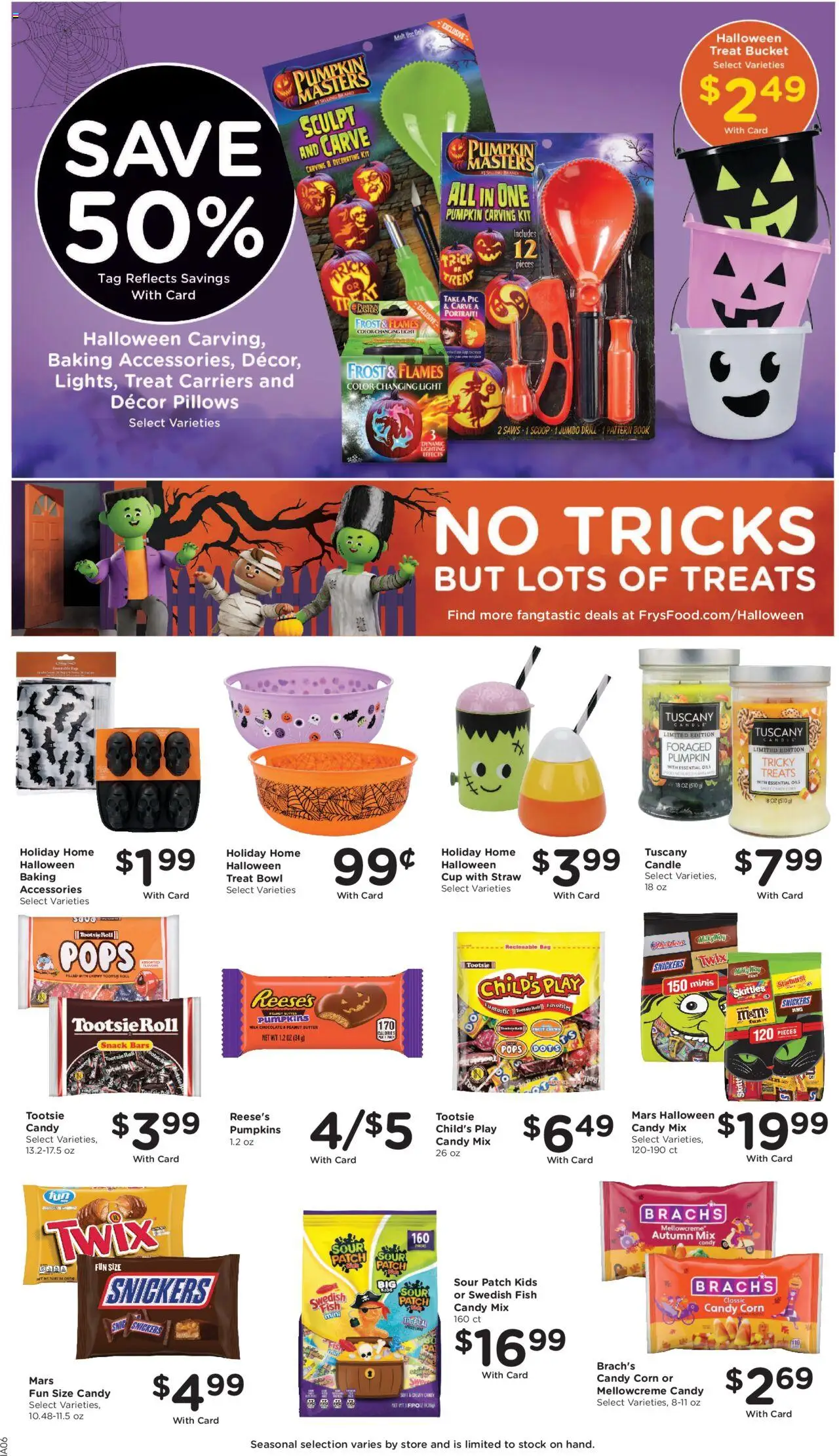 Fry's Food Weekly Ad - valid from 22.10.2025 | Page: 9 | Products: Corn, Milk, Butter, Fish