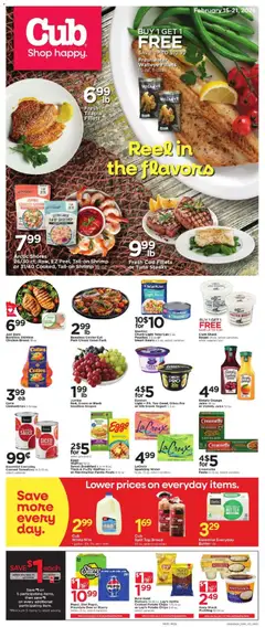 Preview of Cub Foods weekly ads valid from 15.02.2026