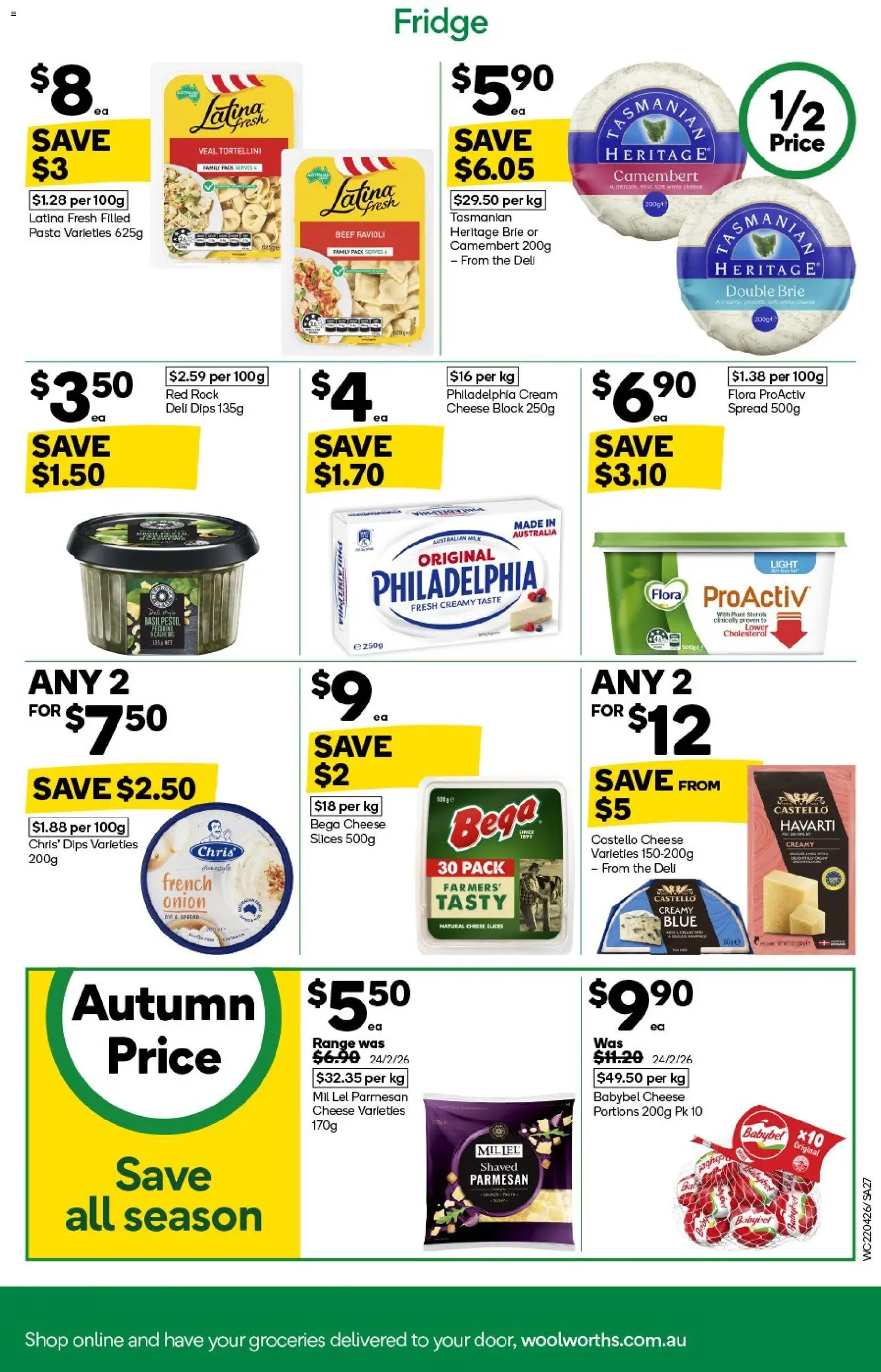 Woolworths catalogue - valid from 22.04.2026 | Page: 27 | Products: Light, Beef, Pasta, Cream