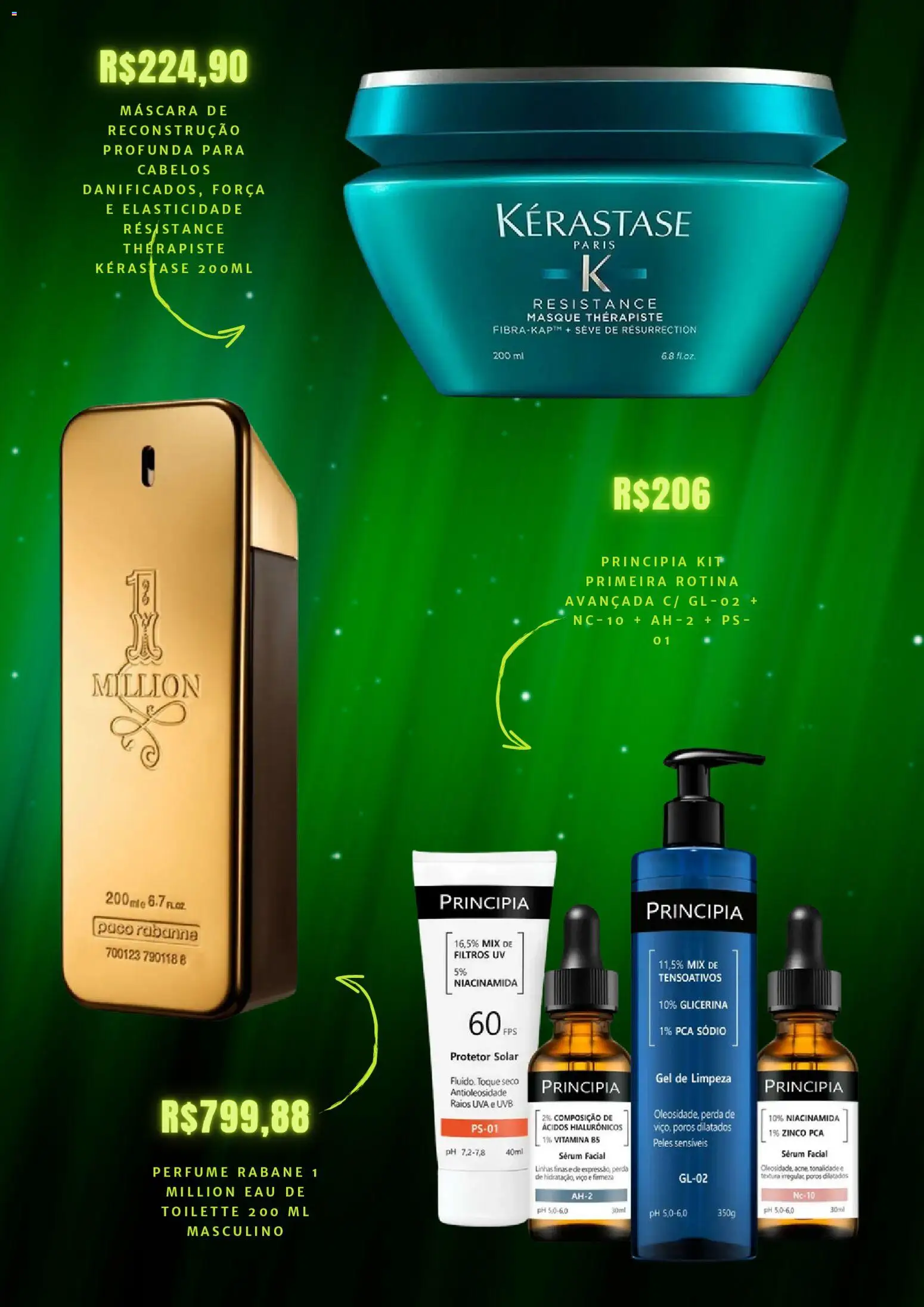 Mercado Livre Folheto - válido de 04.02.2026 | Página: 3 | Produtos: Perfume, Protetor solar, Sérum, Gel de limpeza