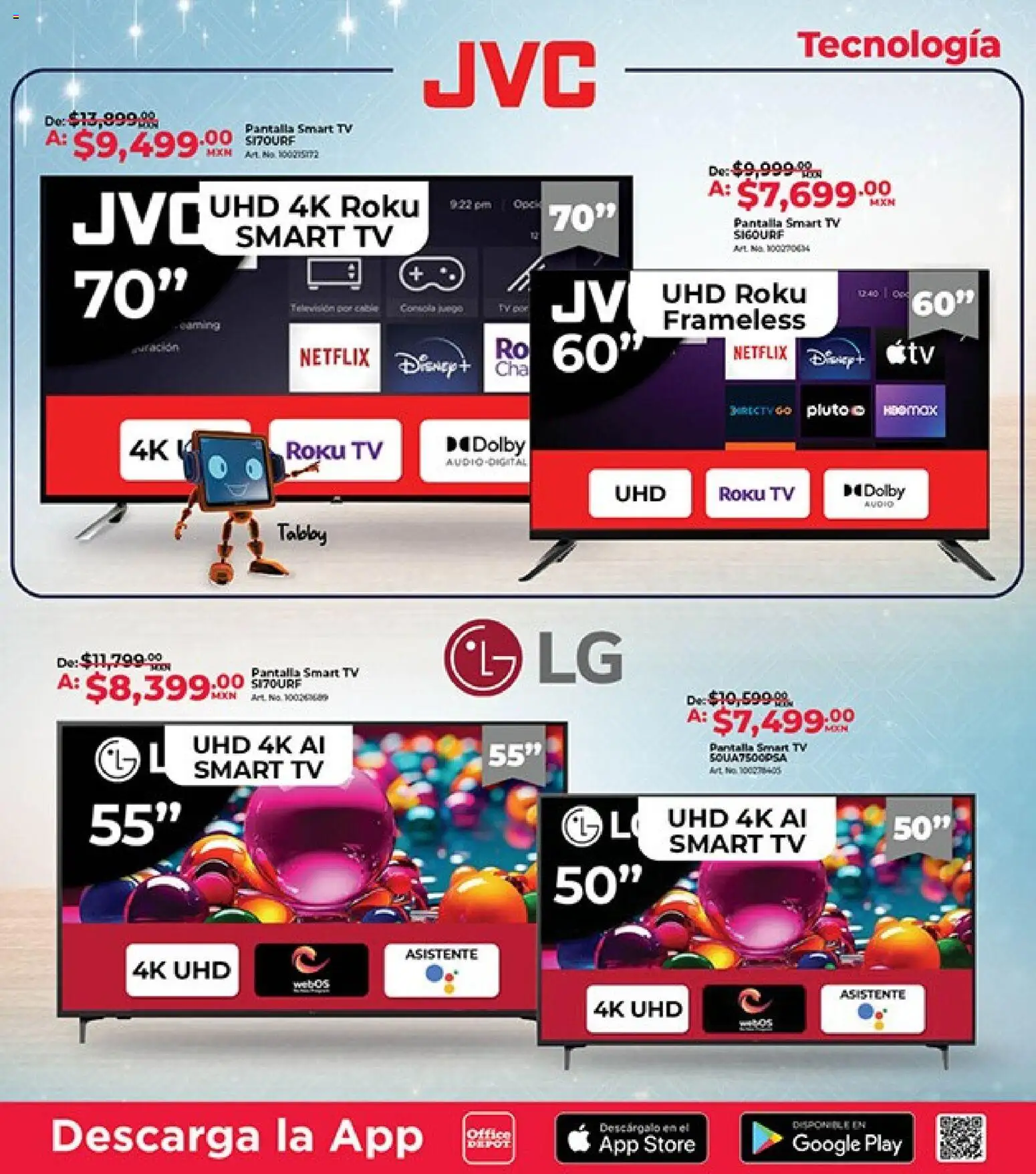 Nuevas ofertas de Office Depot válidas en toda la República Mexicana desde el 01.12.2025. ¡Encuentra las mejores ofertas en Office Depot catálogo! | Página: 6