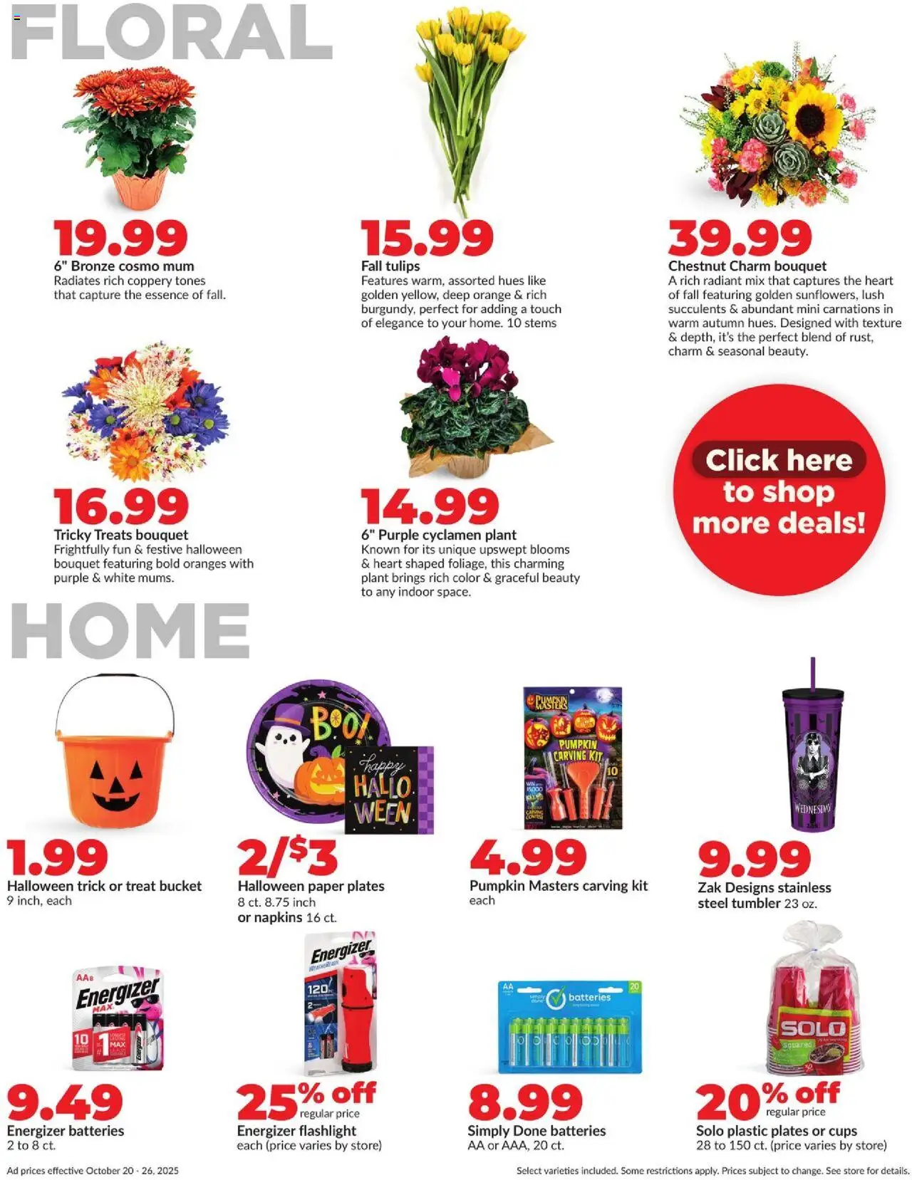 HyVee Weekly Ad - valid from 20.10.2025 | Page: 30 | Products: Oranges, Pumpkin
