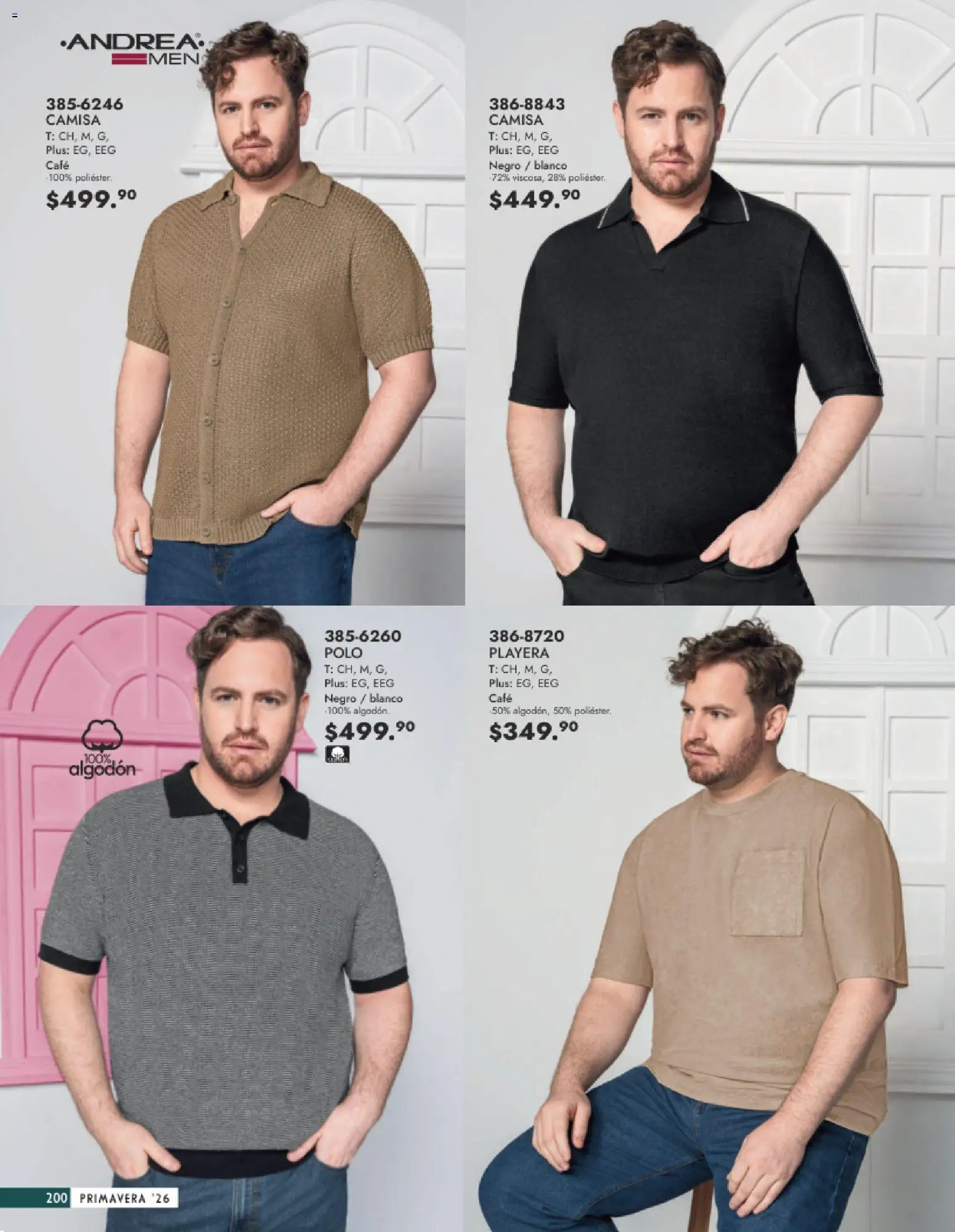 Nuevas ofertas de Andrea válidas en toda la República Mexicana desde el 25.01.2026. ¡Encuentra las mejores ofertas en Andrea catálogo Vestir Caballero ! | Página: 42