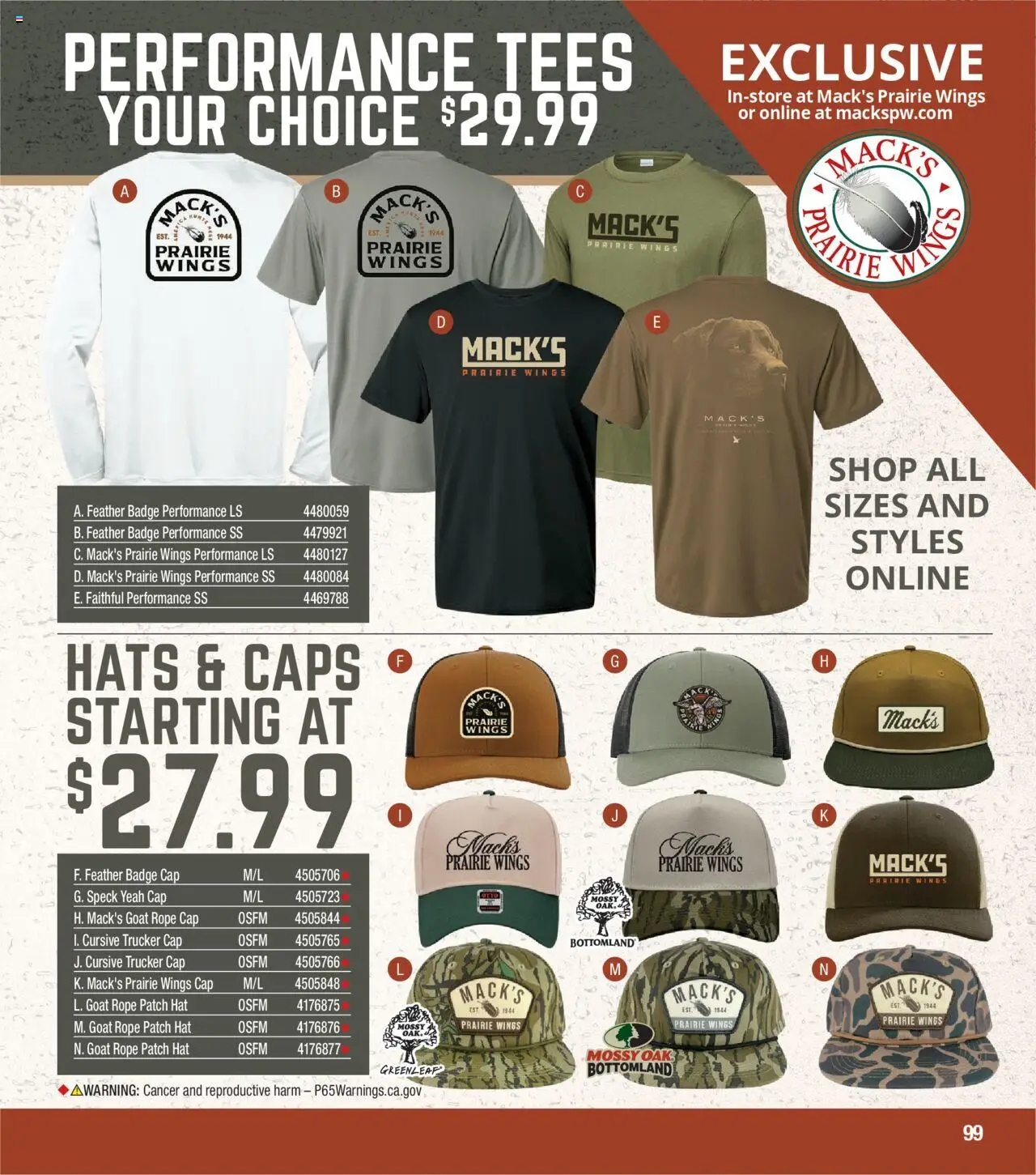 Cabela's Waterfowl 25 - valid from 01.10.2025 | Page: 99 | Products: Hat, Cap