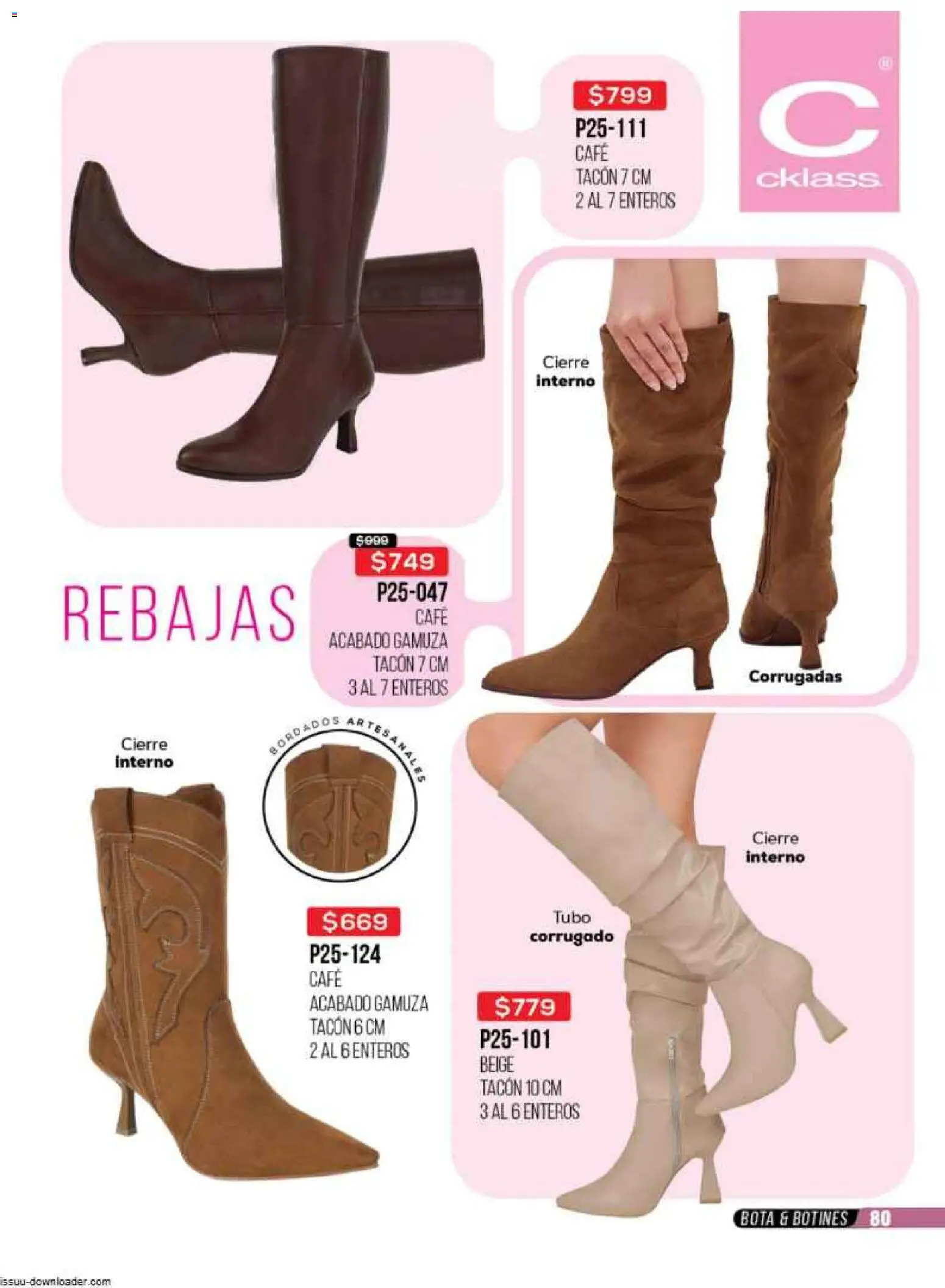 Nuevas ofertas de Cklass válidas en toda la República Mexicana desde el 31.10.2025. ¡Encuentra las mejores ofertas en Cklass catálogo Super Rebajas Ropa! | Página: 354 | Productos: Café, Gamuza, Botines