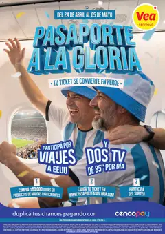 Vista previa Vea - Oferta Pasaporte a la Gloria válido desde el 24.04.2026