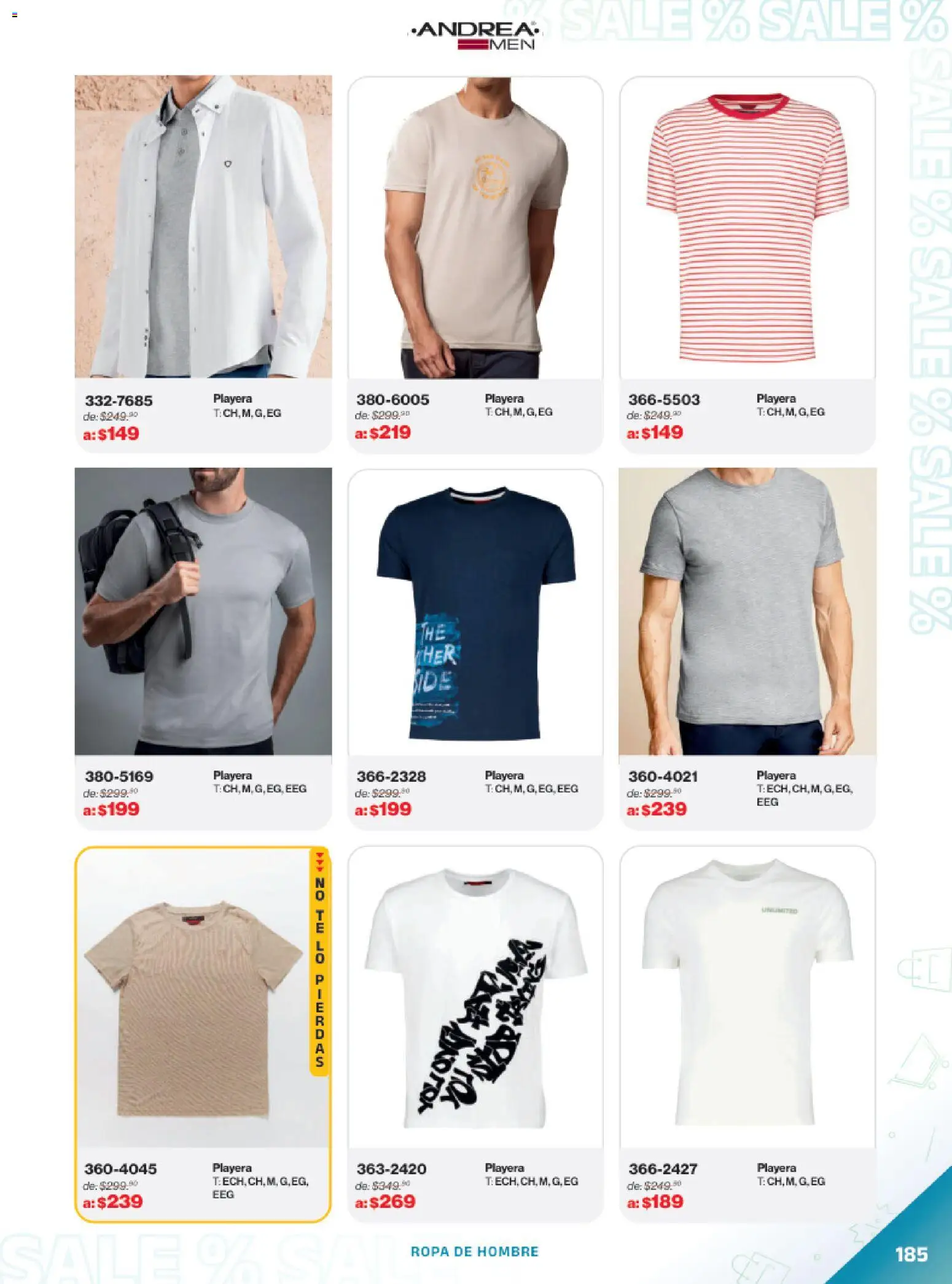 Nuevas ofertas de Andrea válidas en toda la República Mexicana desde el 21.12.2025. ¡Encuentra las mejores ofertas en Andrea catálogo Outlet! | Página: 185 | Productos: Ropa, Playera