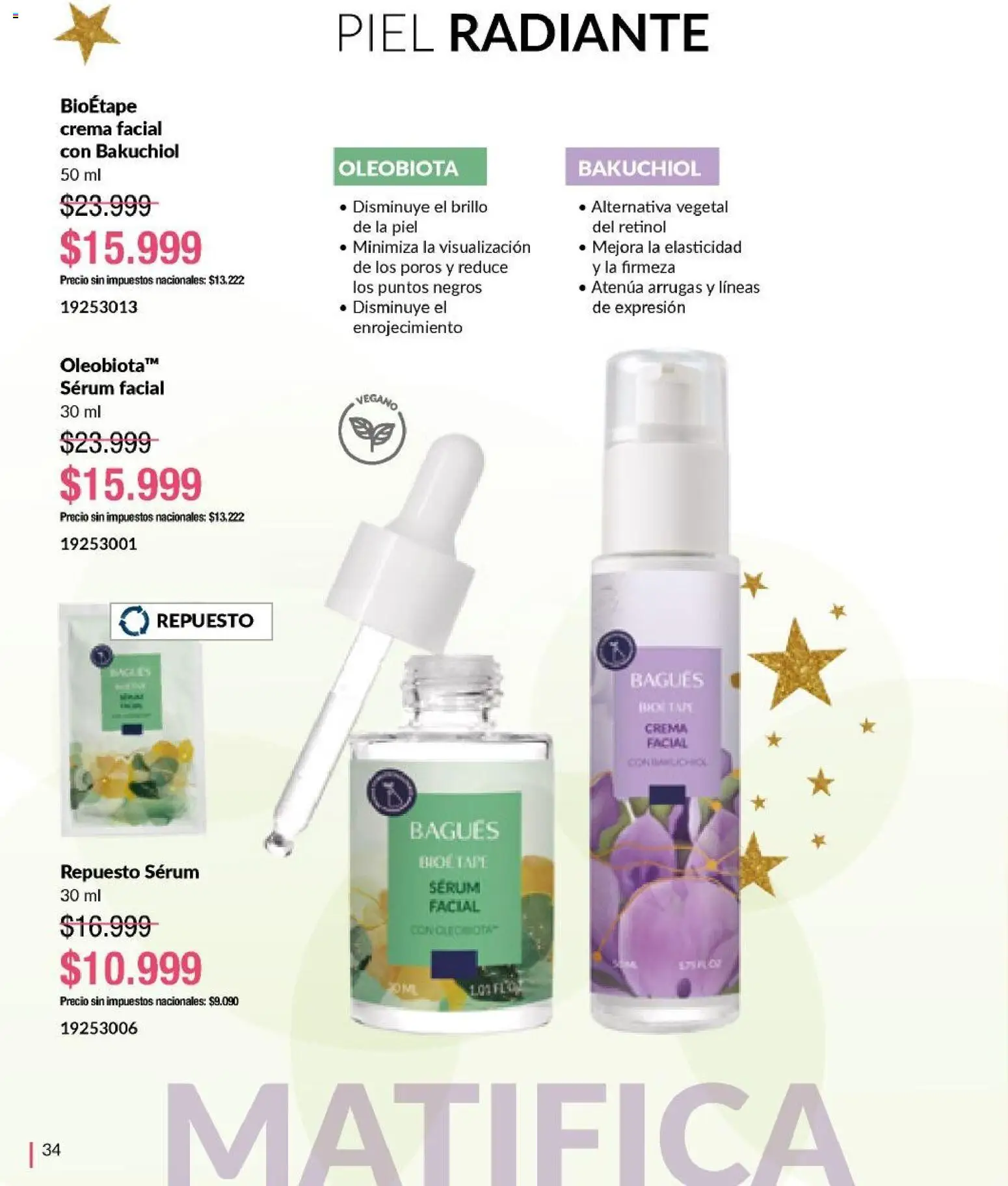 Bagués - Catálogo │ válido desde el 17.11.2025 | Página: 34 | Productos: Serum, Brillo, Radiante, Crema