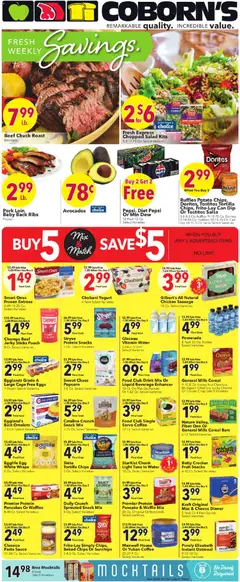 Preview of Coborn's weekly ads valid from 31.12.2025