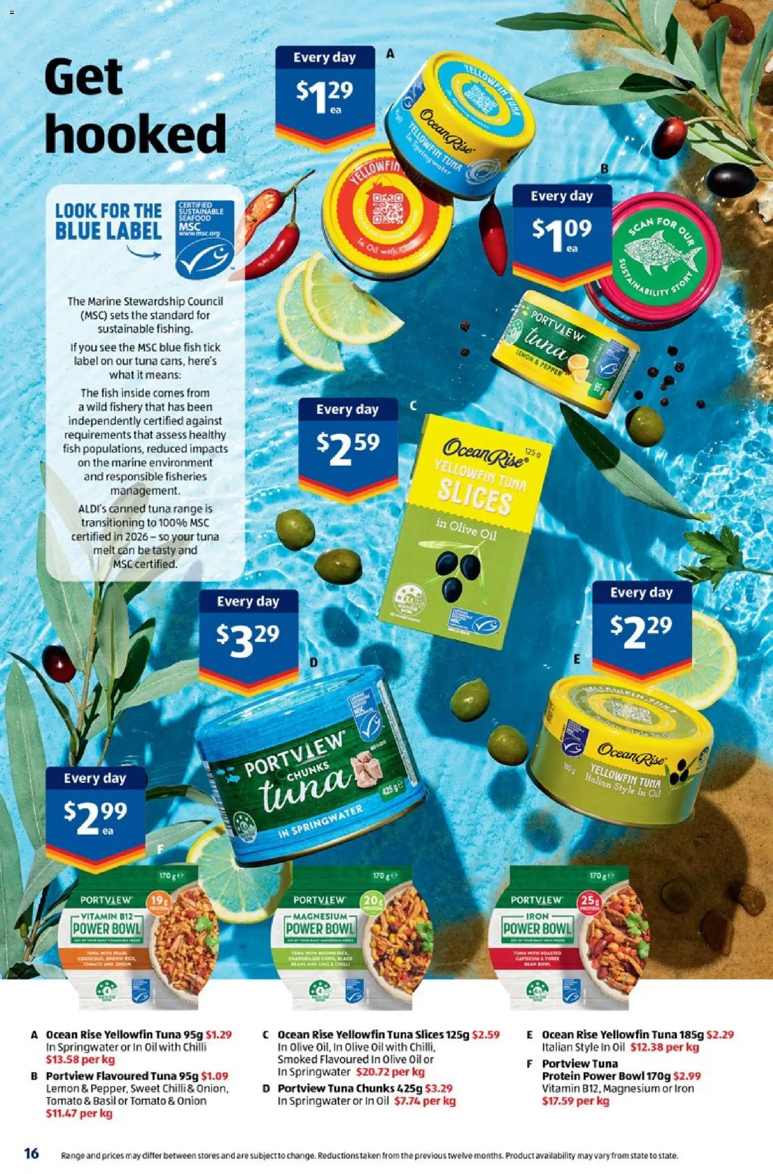 Aldi catalogue - valid from 25.02.2026 | Page: 16 | Products: Oil, Olive oil, Sustainable, Lemon