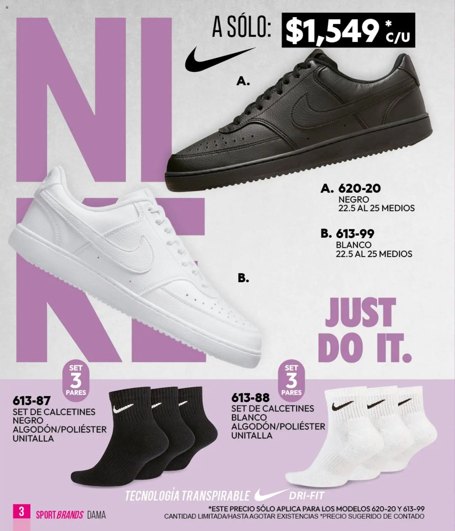 Nuevas ofertas de Cklass válidas en toda la República Mexicana desde el 05.03.2026. ¡Encuentra las mejores ofertas en Cklass catálogo Verano Sportbrands Dama! | Página: 4