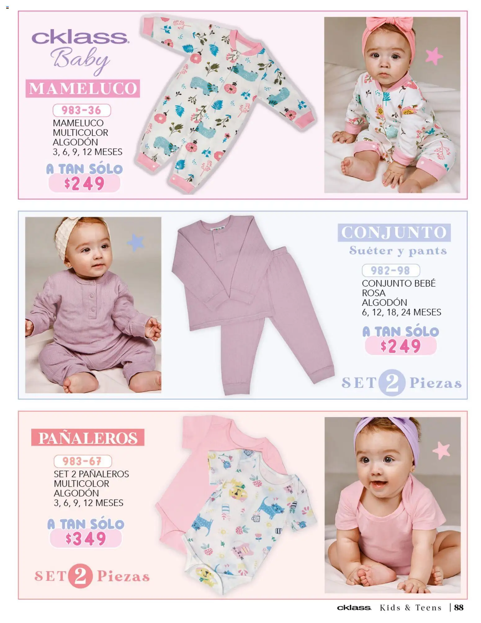 Nuevas ofertas de Cklass válidas en toda la República Mexicana desde el 02.01.2026. ¡Encuentra las mejores ofertas en Cklass catálogo Kids Niño! | Página: 184 | Productos: Suéter, Algodón, Mameluco, Pants