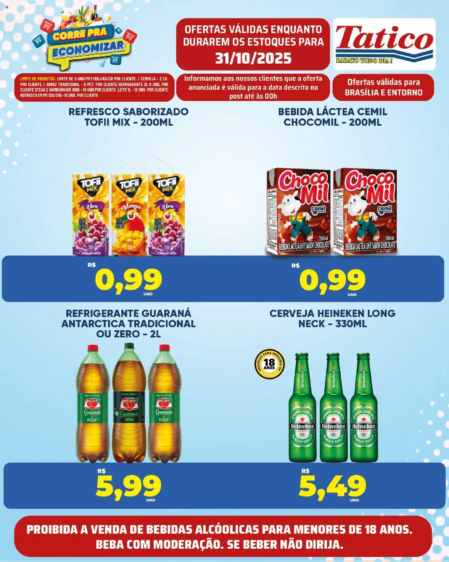 Tatico Folheto - válido de 31.10.2025 | Página: 13 | Produtos: Pó, Refresco, Cerveja Heineken, Heineken