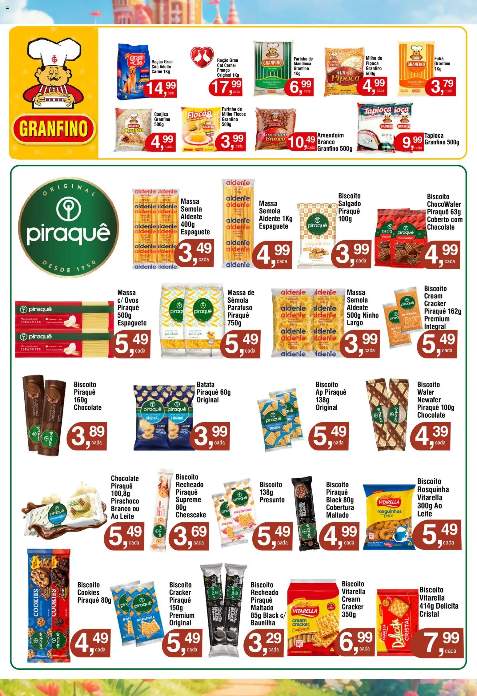 Royal Supermercados Folheto - válido de 16.03.2026 | Página: 8 | Produtos: Mandioca, Fubá, Tapioca, Ovos