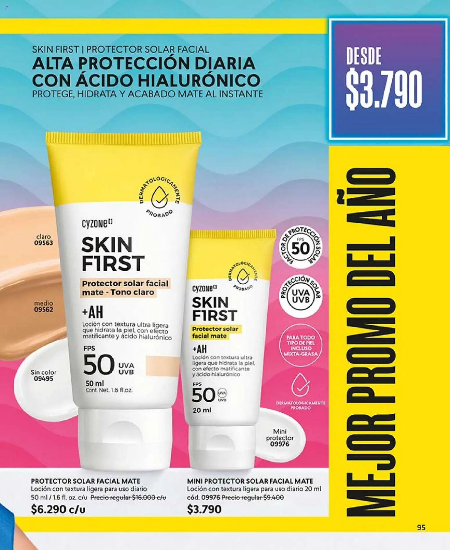 Catálogo CyZone Campaña 2 │ válido desde el 16.01.2026 | Página: 95 | Productos: Loción, Mate, Protector solar