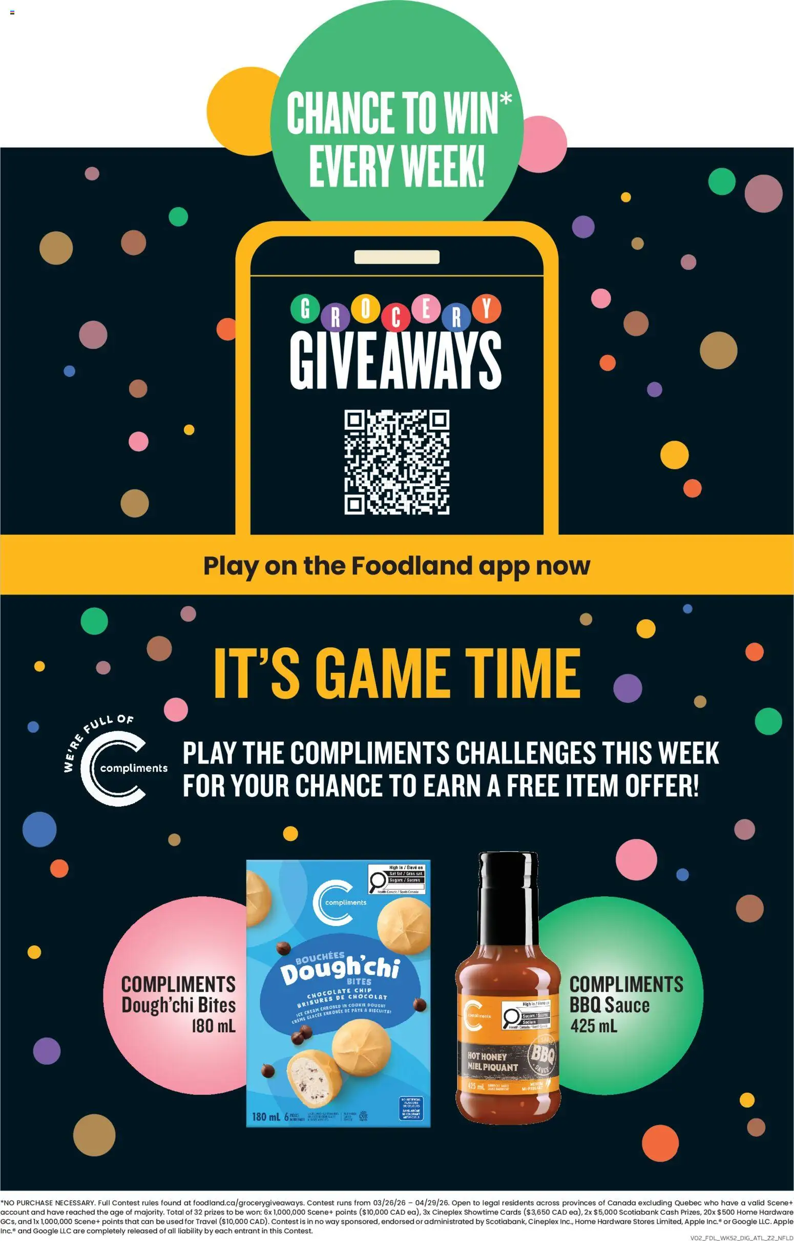 Foodland flyer valid from 23.04.2026 | Page: 10 | Products: Cream, Ice cream, Game, Chocolate