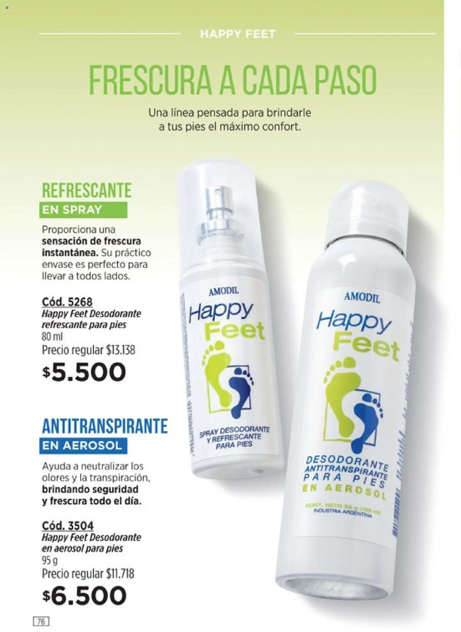 Catálogo Amodil Campaña 3 │ válido desde el 01.03.2026 | Página: 76 | Productos: Desodorante, Antitranspirante