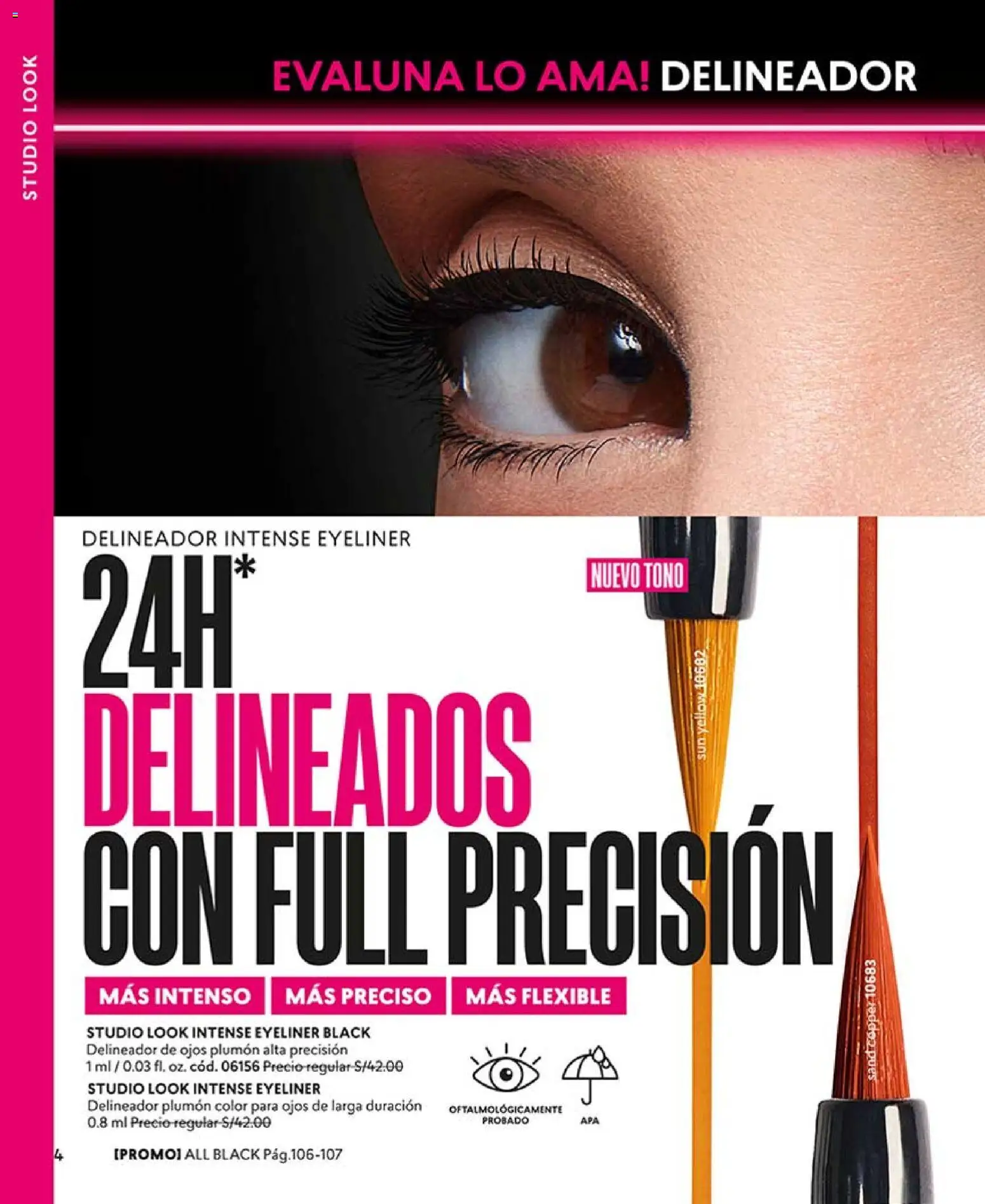 Catálogo CyZone válido desde 14.03.2026 | Página: 4 | Productos: Delineador de ojos, Delineador
