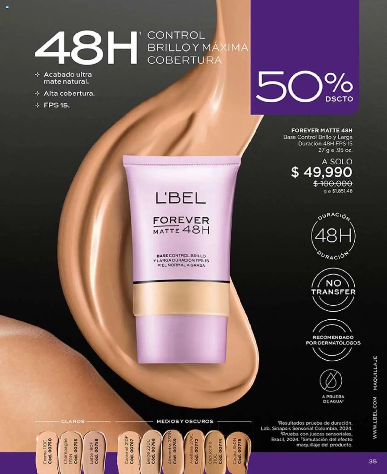 L'Bel revista - valida desde el 16.06.2025 | Página: 35 | Productos: Almendra, Brillo, Maquillaje