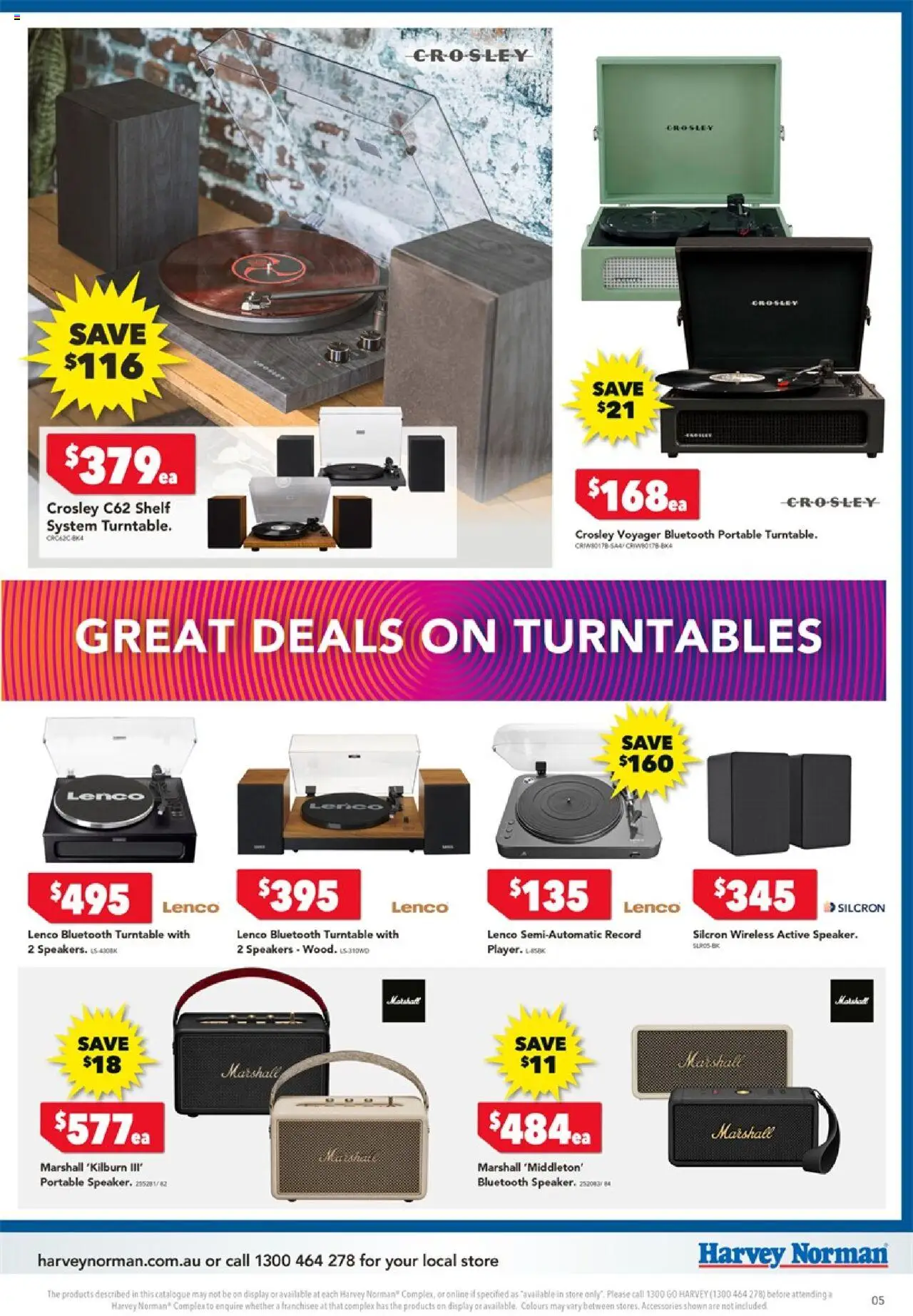 Harvey Norman catalogue - valid from 10.10.2025 | Page: 5 | Products: Shelf, Accessories, Portable