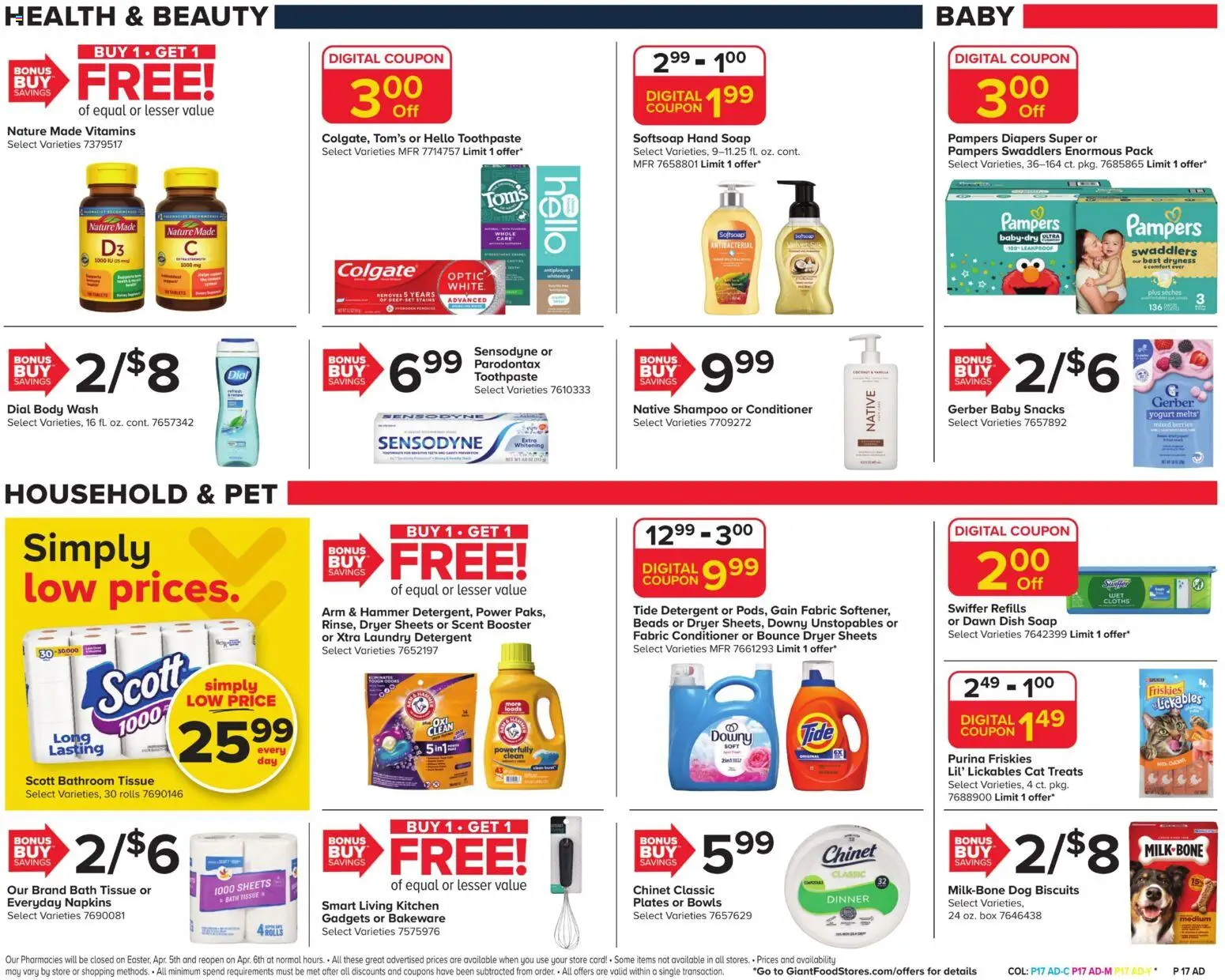 Giant Weekly Ad - valid from 03.04.2026 | Page: 21 | Products: Box, Shampoo, Hammer, Soap
