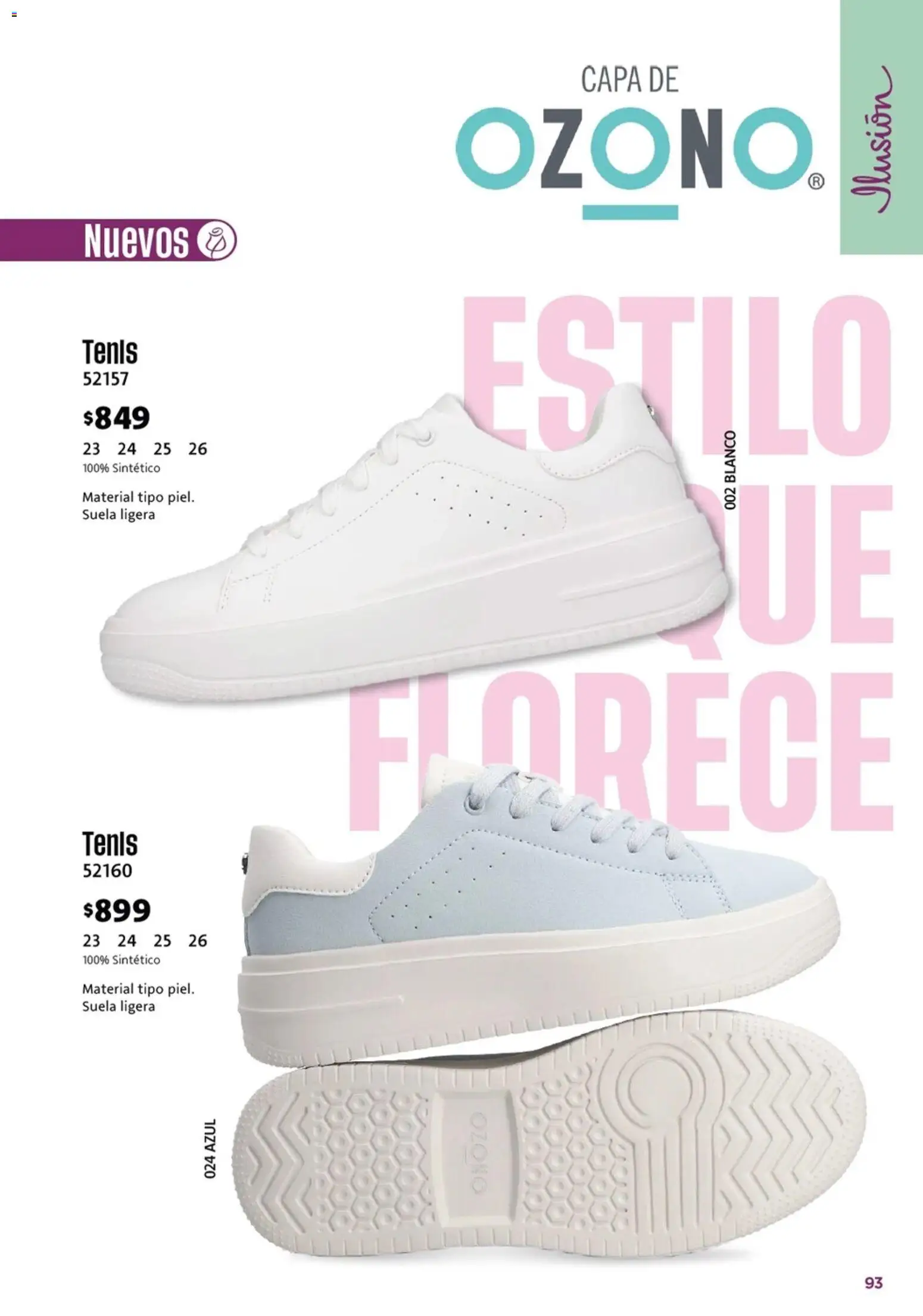 Nuevas ofertas de Ilusión válidas en toda la República Mexicana desde el 01.03.2026. ¡Encuentra las mejores ofertas en Ilusión catálogo Marcas Amigas! | Página: 95 | Productos: Tenis