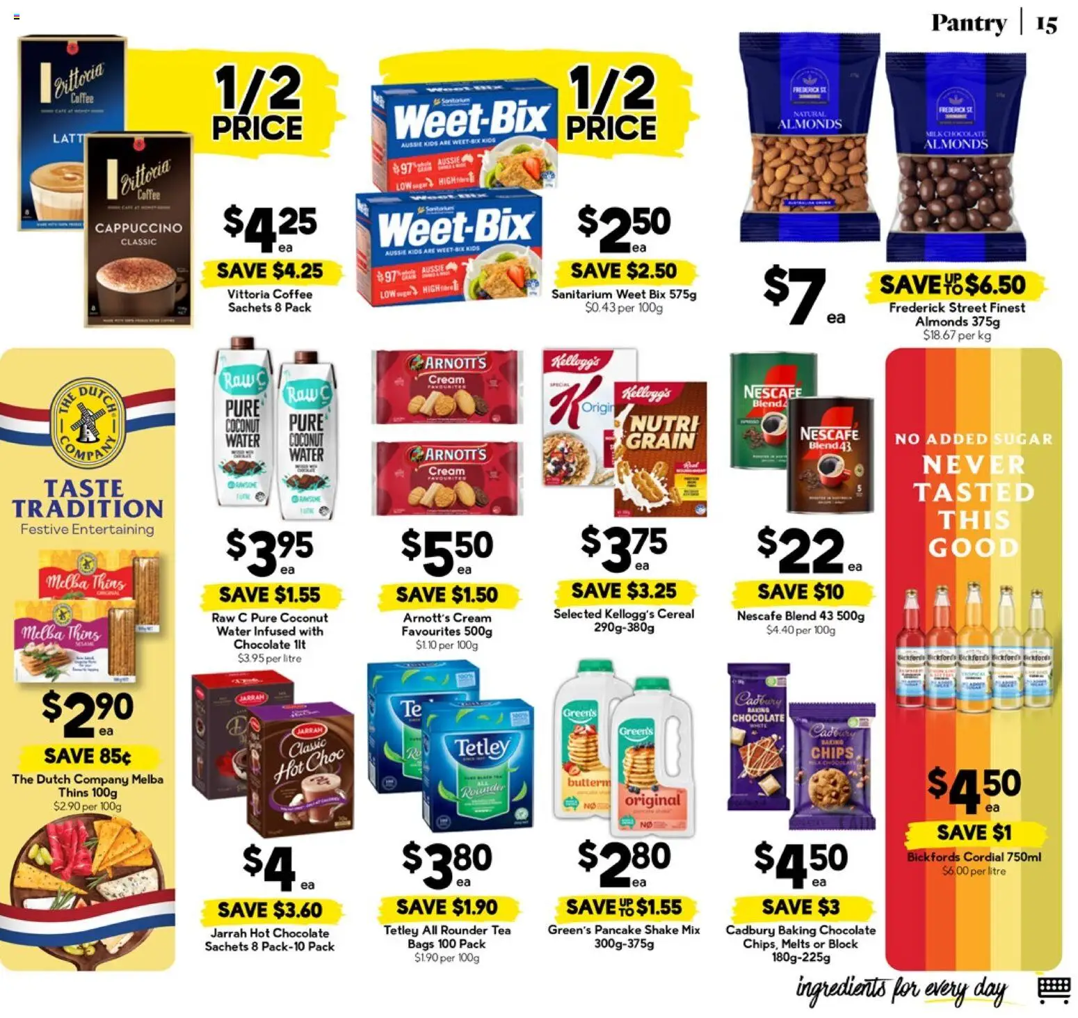 Drakes catalogue - valid from 19.11.2025 | Page: 15 | Products: Almonds, Milk, Chips, Nescafe