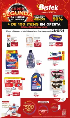 Bistek Supermercados ofertas Super Segunda - Pré-Visualização do folheto da loja Bistek Supermercados, válido de 23.03.2026